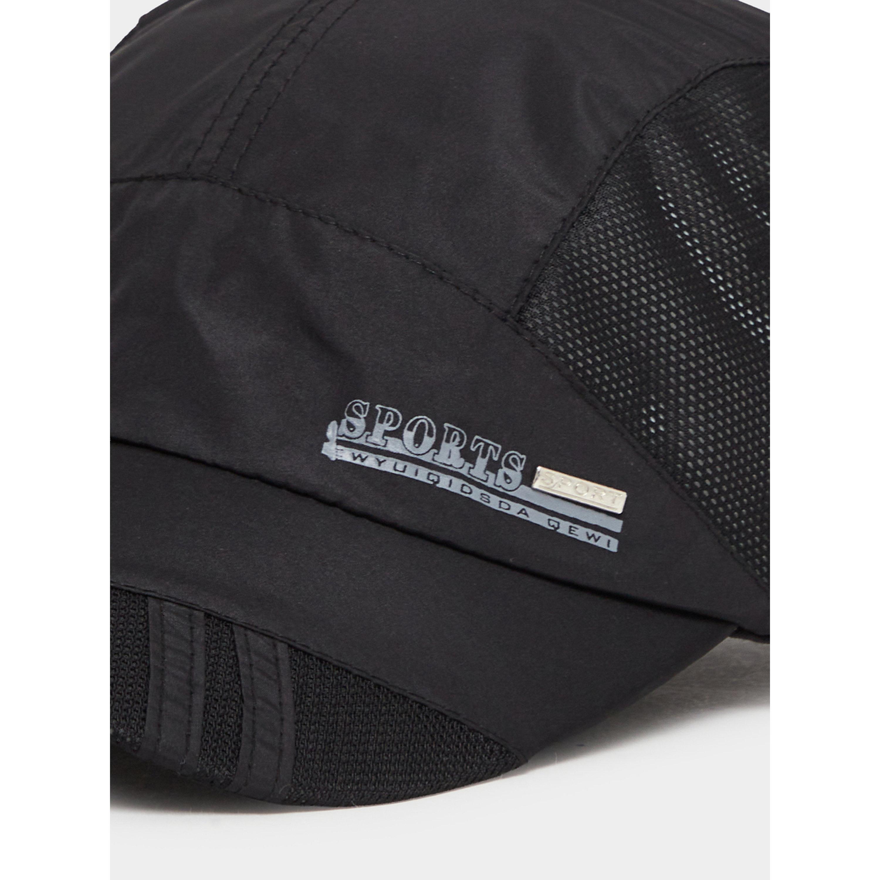 قبعة بيسبول بتفاصيل شارة معدنية-men-caps-image-3