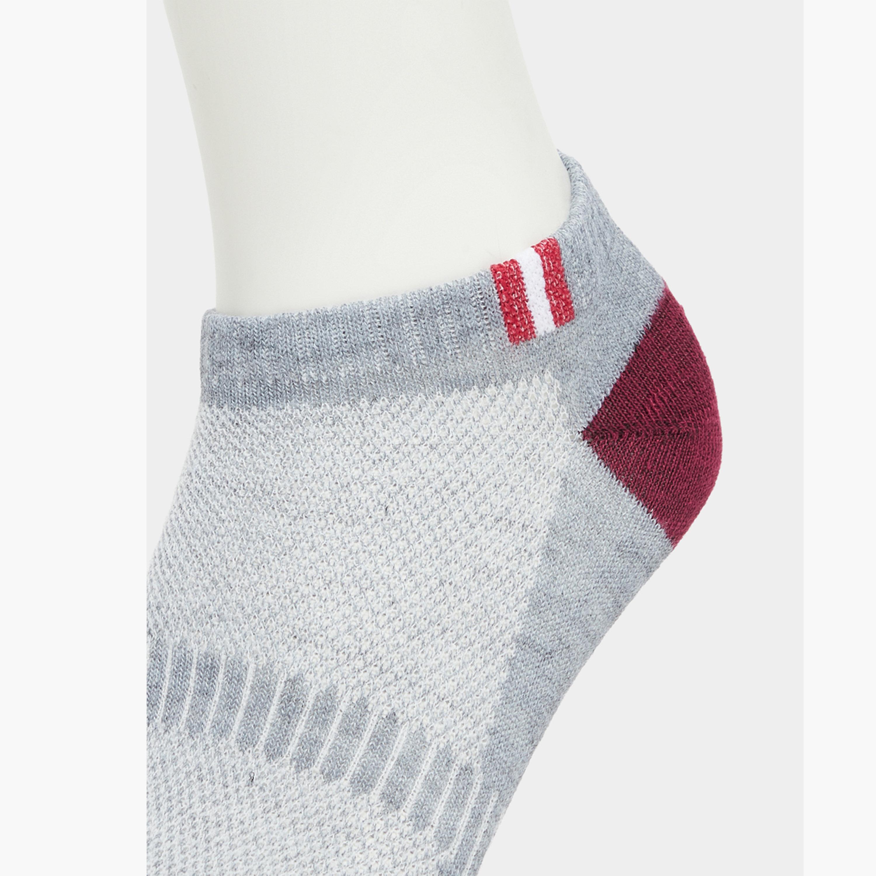 Styli Pack of 5 - Contrast Detail Ankle Socks-women-socksandstockings-image-3