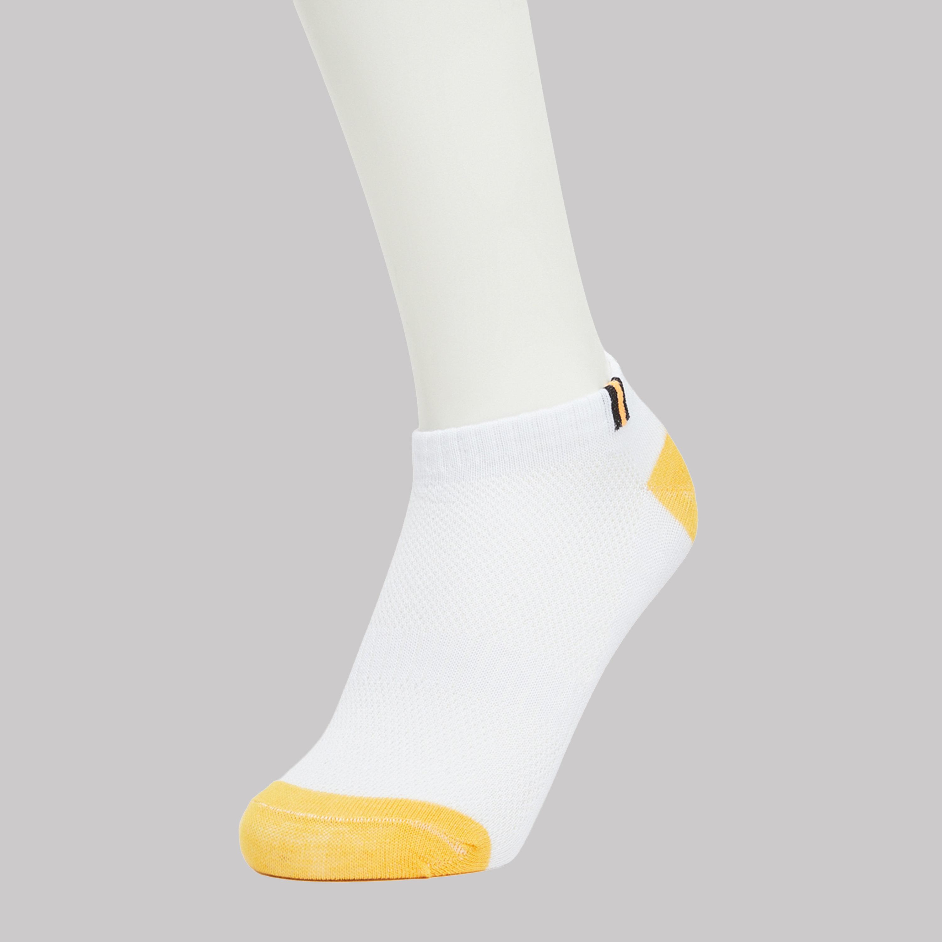 حزمة من 5 جوارب كاحل بتفاصيل متباينة-women-socksandstockings-image-6