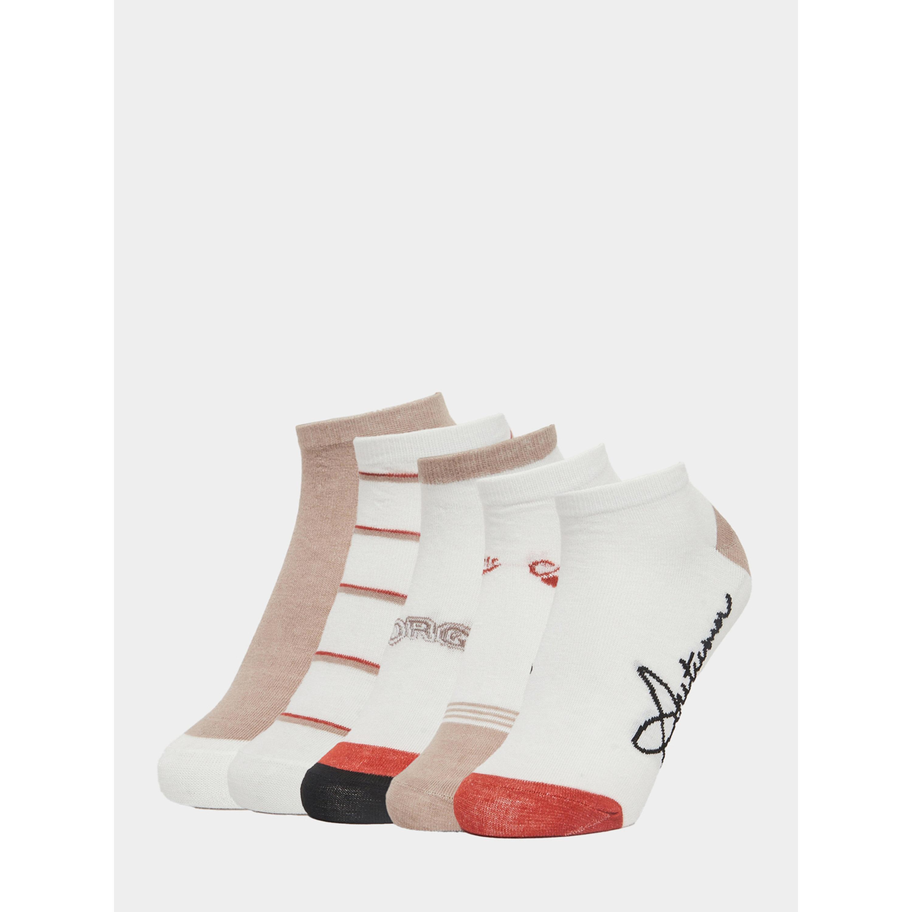 Styli Pack of 5 - Contrast Detail Ankle Socks-men-socks-image-1