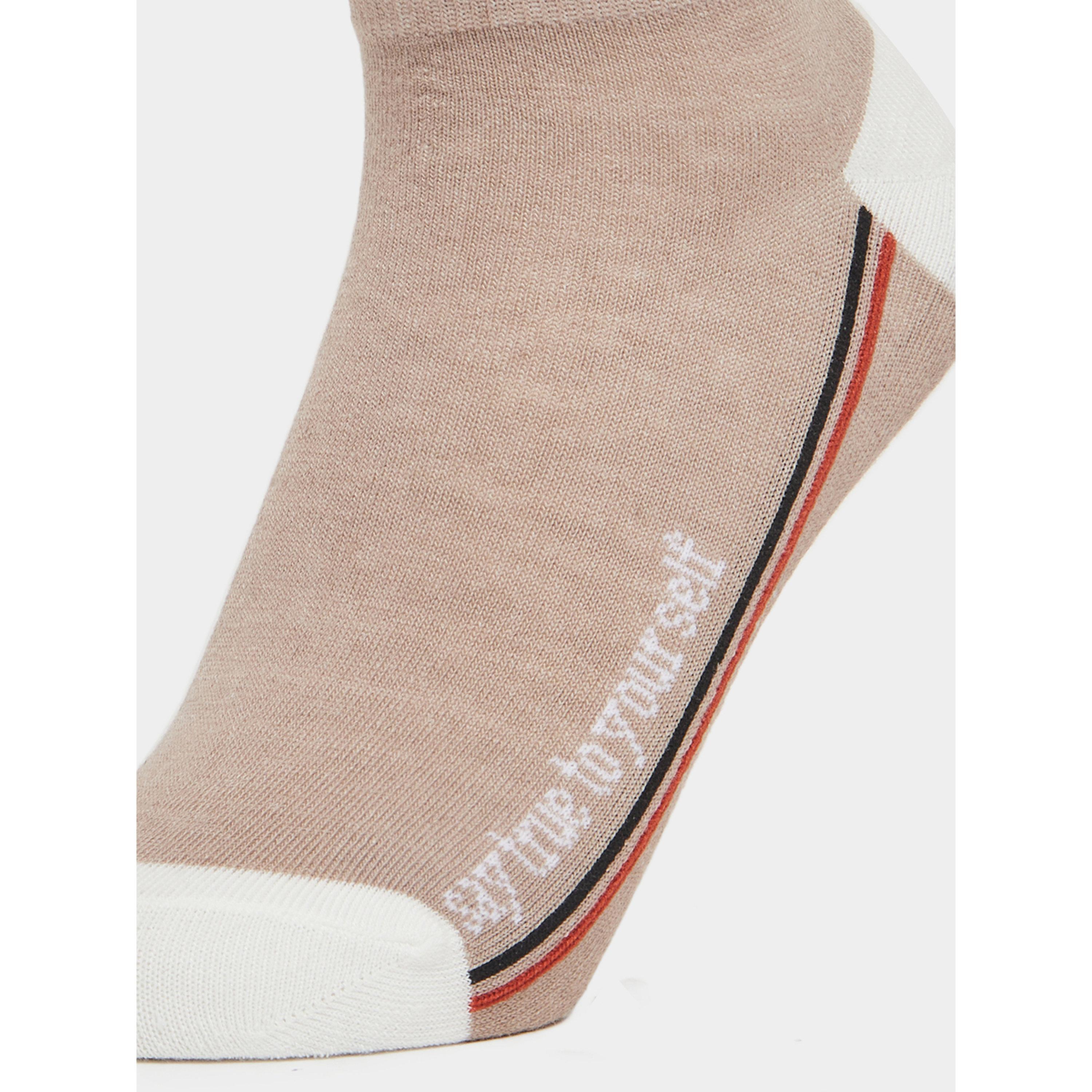عبوة من 5 قطع جوارب كاحل بتفاصيل تباين-men-socks-image-3