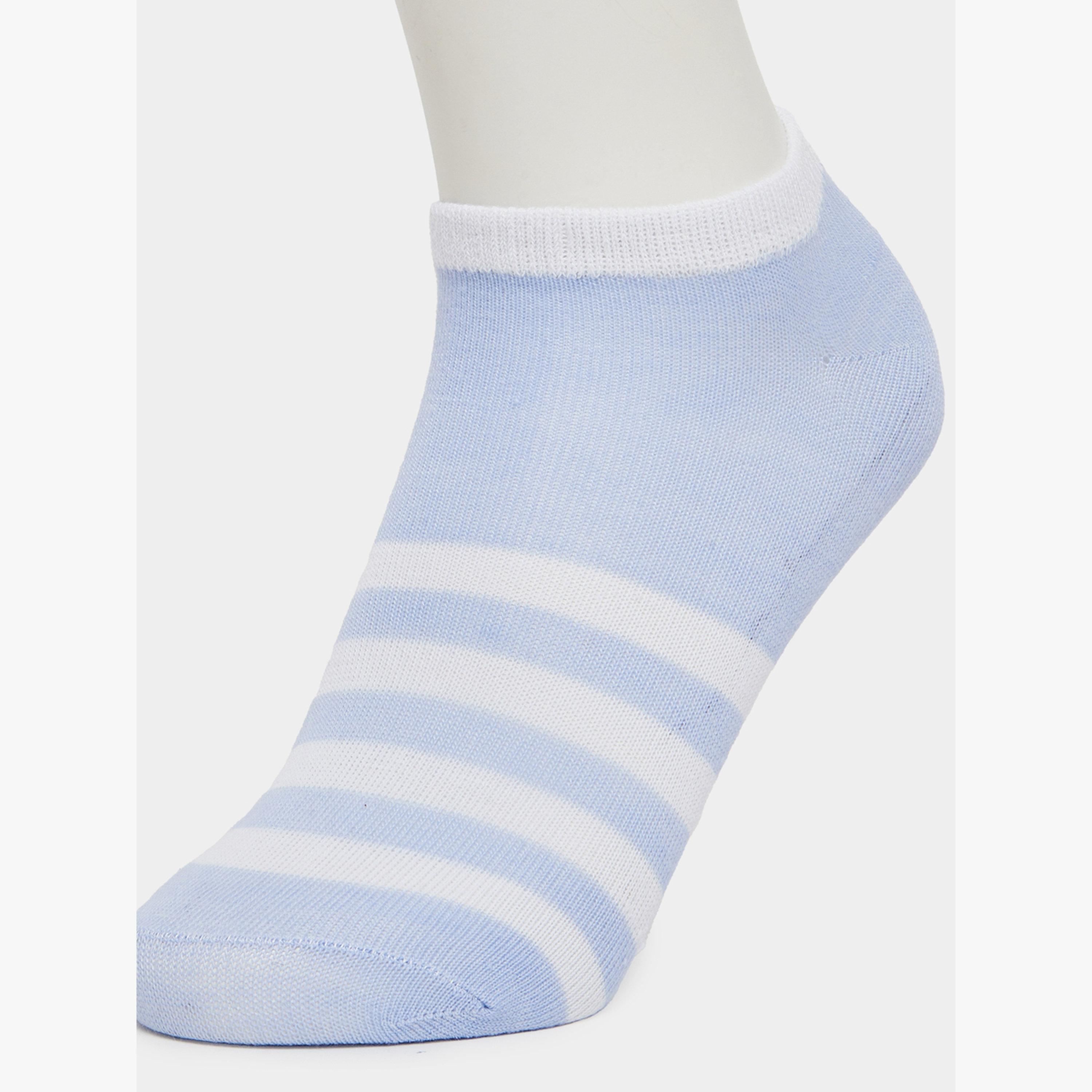 Styli Pack of 5 - Striped Detail Ankle Socks-men-socks-image-3