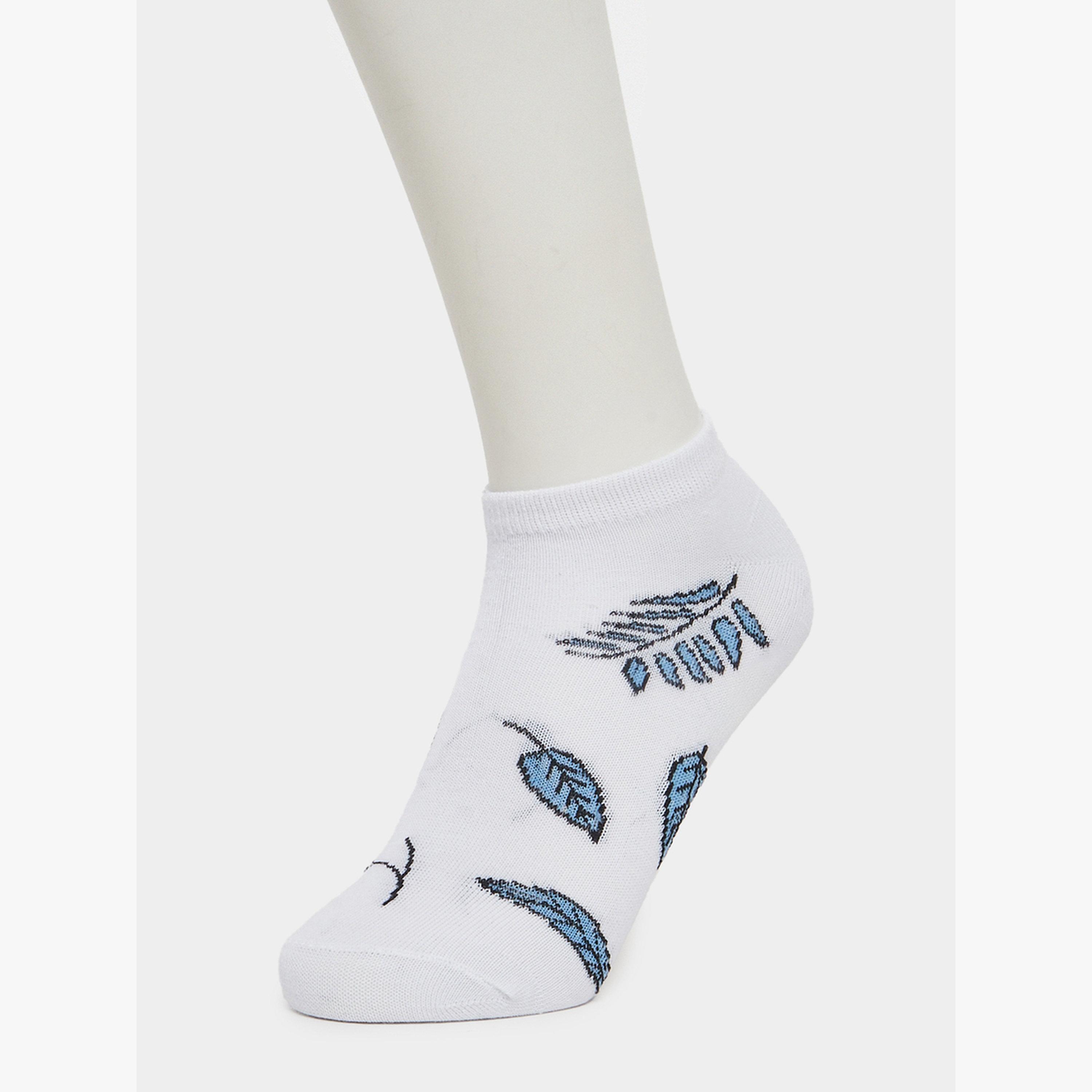 Styli Pack of 5 - Striped Detail Ankle Socks-men-socks-image-4
