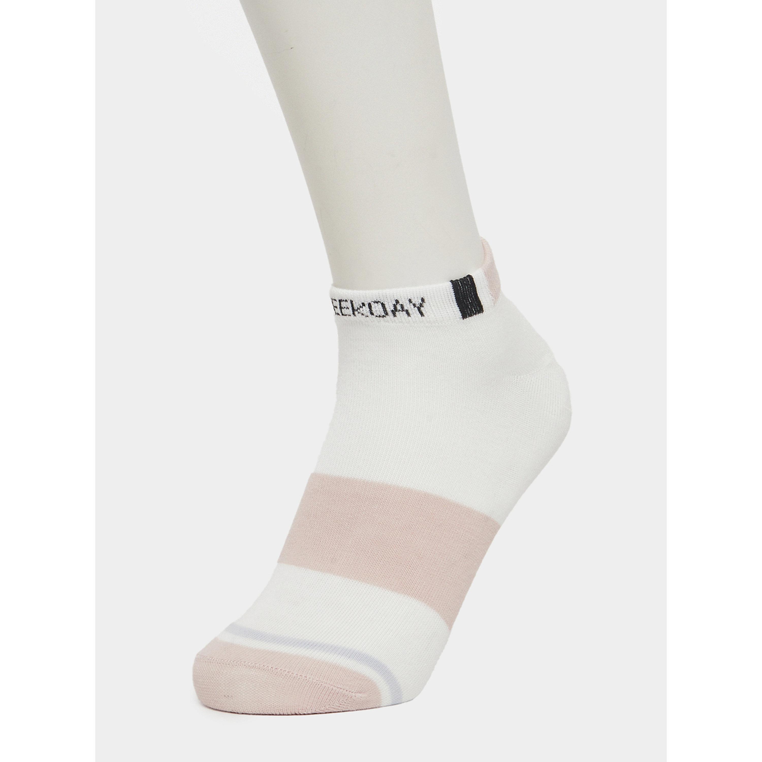 عبوة من 5 قطع جوارب كاحل مخططة-men-socks-image-2