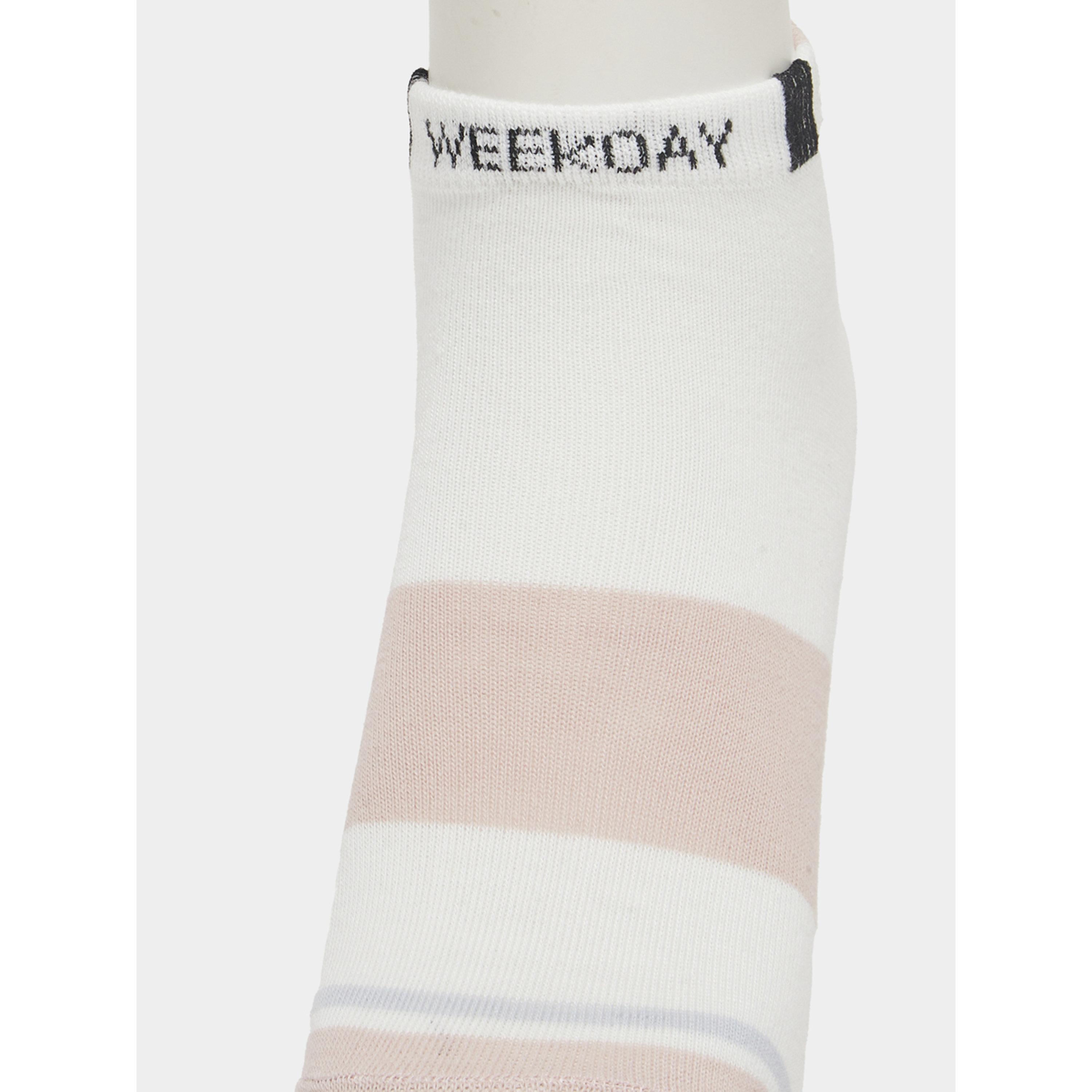 Styli Pack of 5 - Striped Detail Ribbed Cuff Ankle Socks-men-socks-image-3