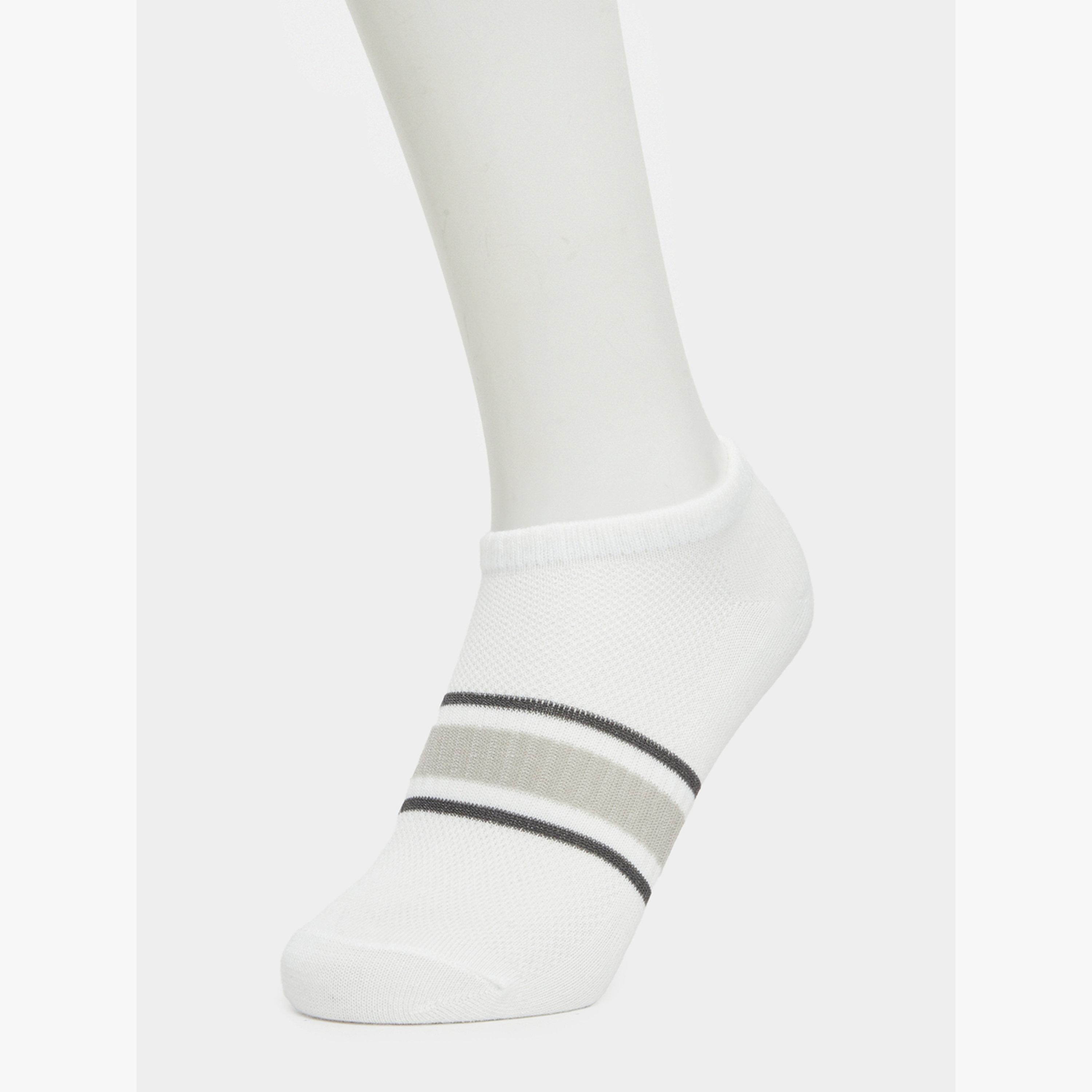 Styli Pack of 3 - Striped Detail Ankle Socks-men-socks-image-4