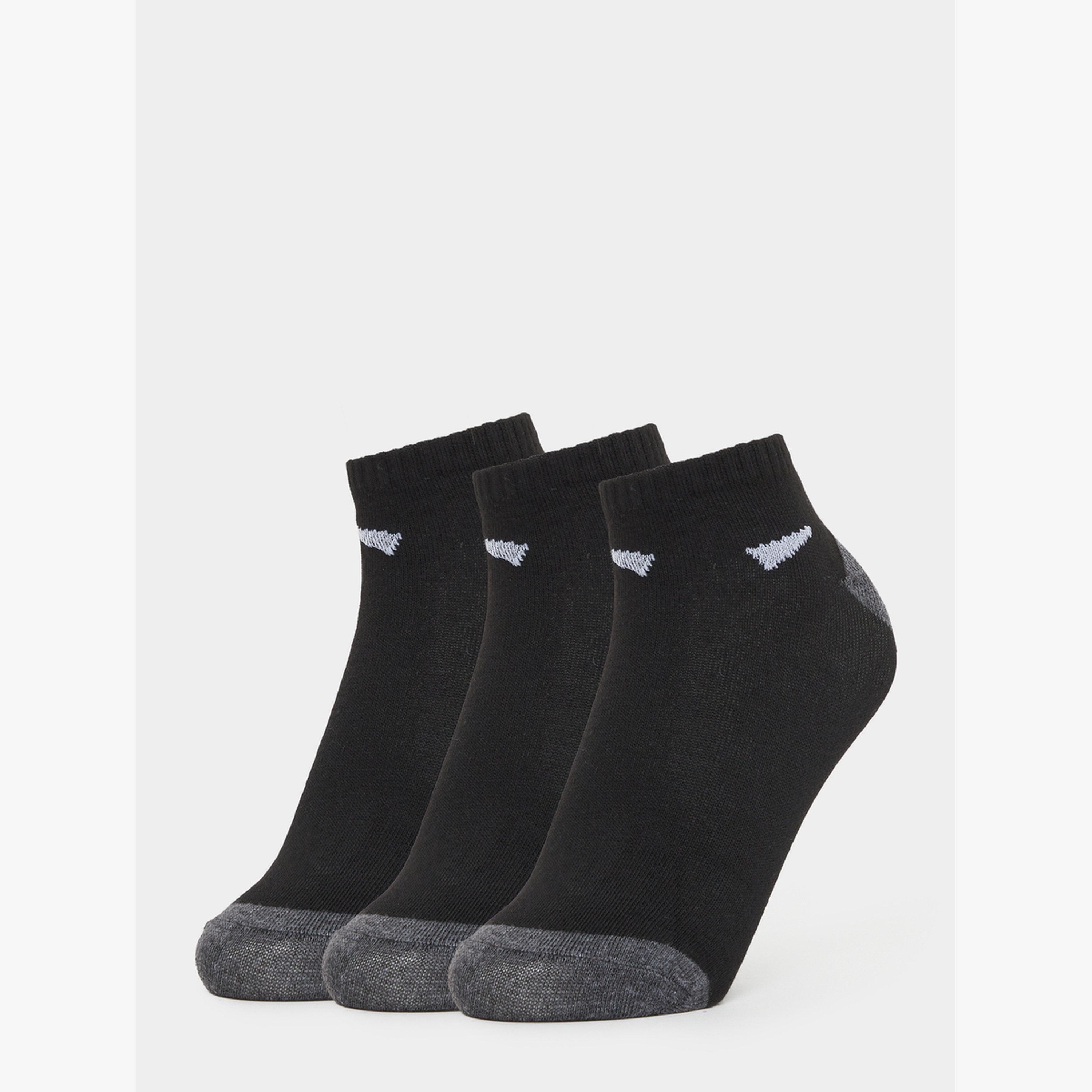 Styli Pack of 3 - Contrast Detail Ankle Socks-men-socks-image-1