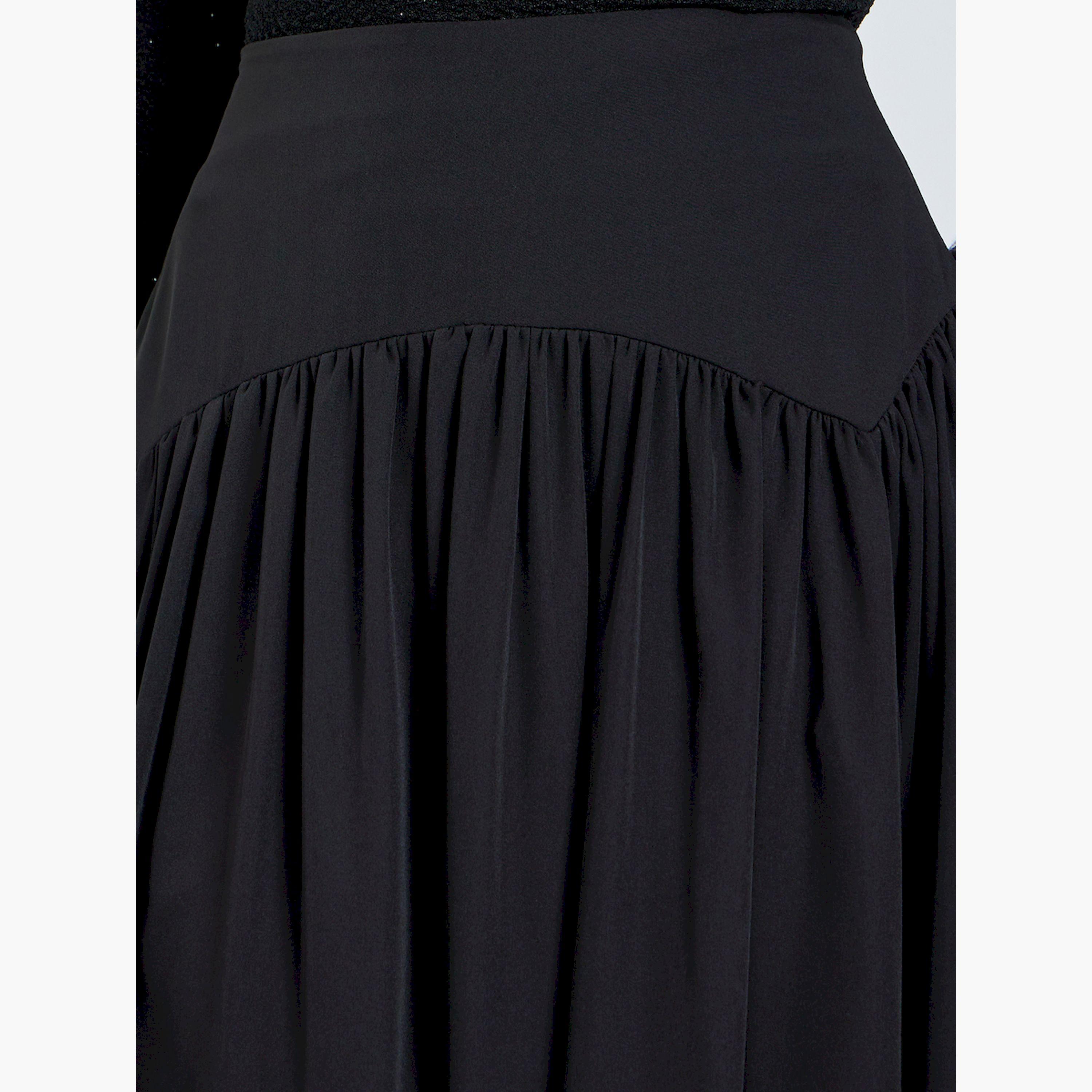 تنورة ماكسي بكسرات وحزام خصر عريض-women-clothing-bottoms-skirts-image-3