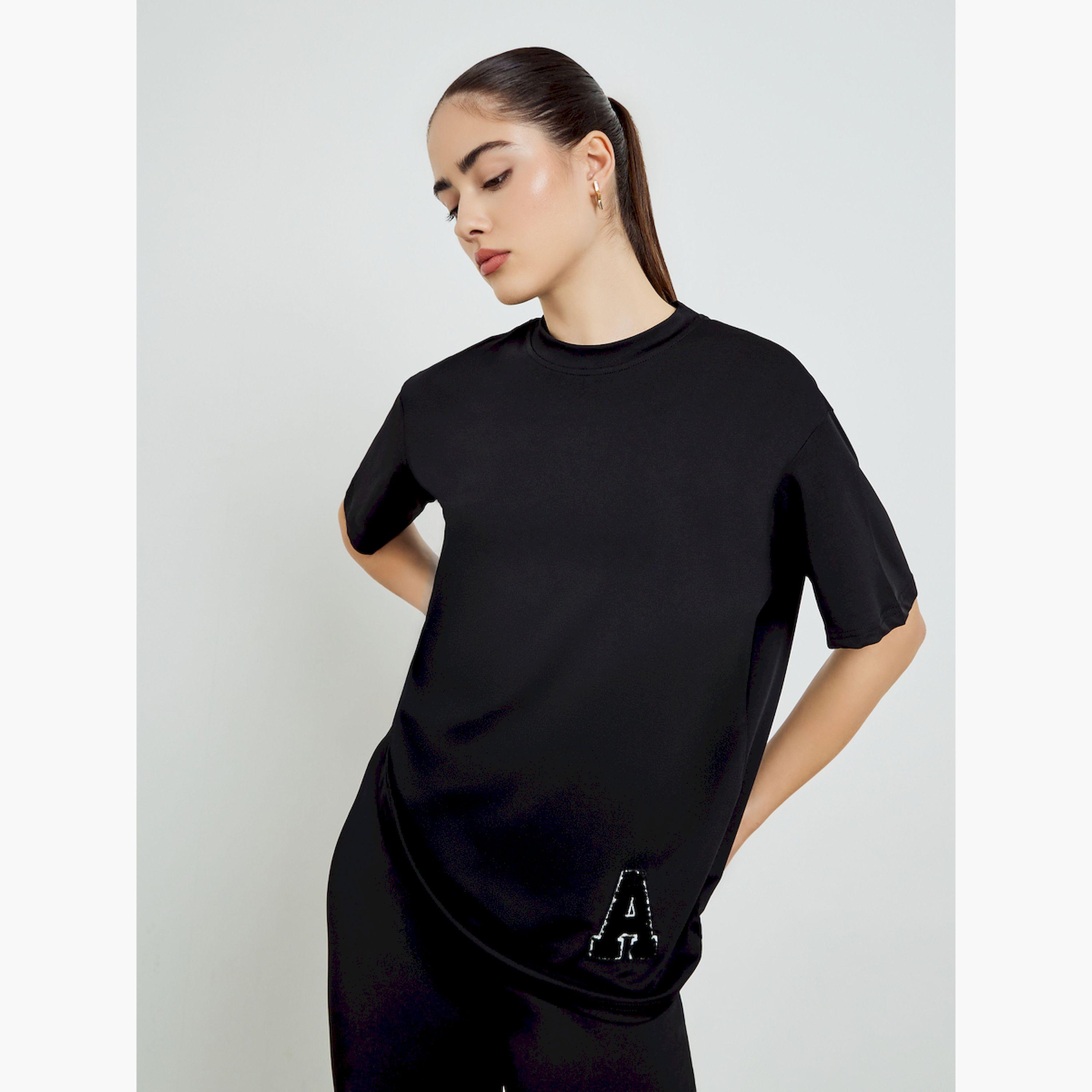 طقم منسق من ليقنز وتيشيرت بأكمام قصيرة-women-clothing-coordsets-image-3