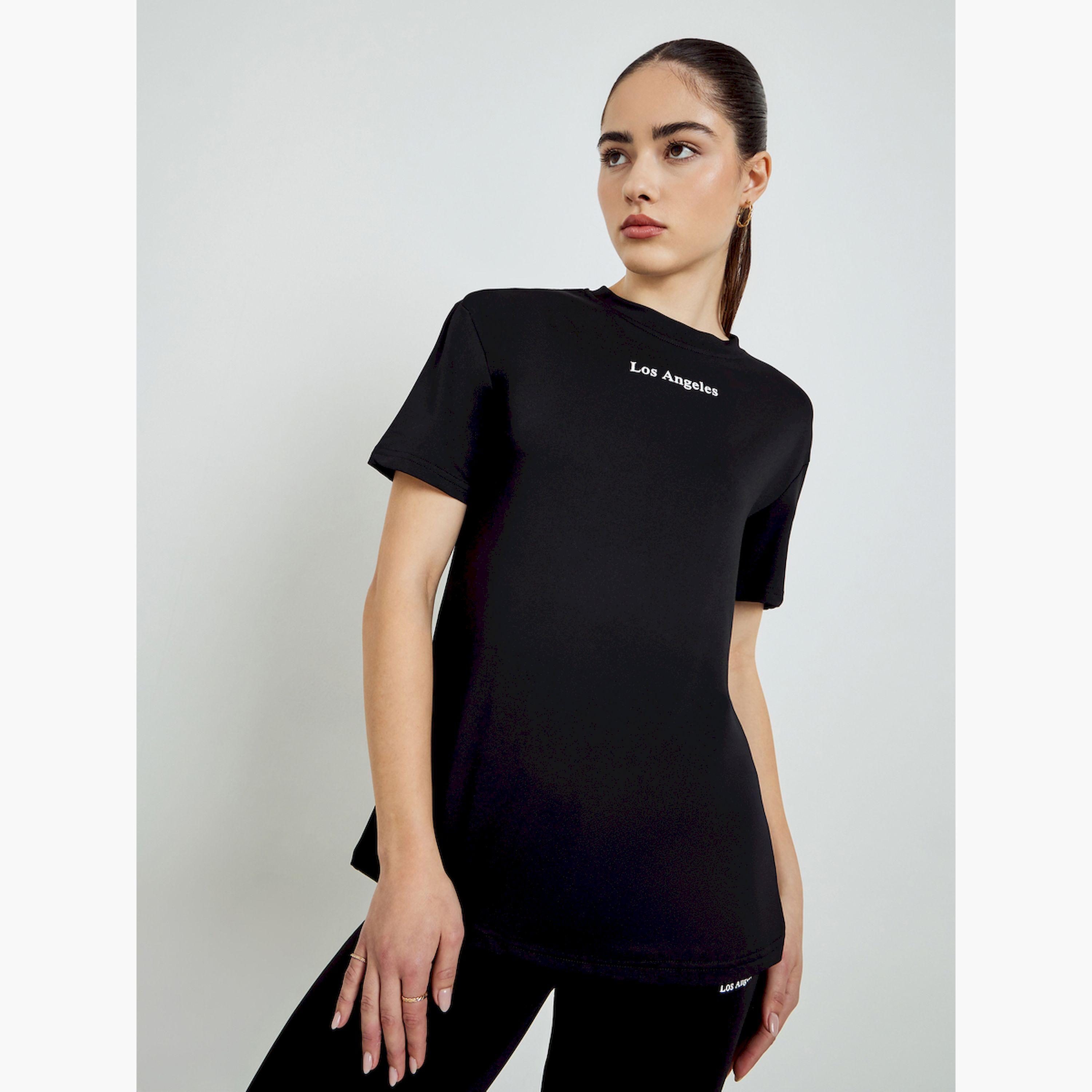 طقم منسق من ليقنز بحافة واسعة وتيشيرت واسع بشعار-women-clothing-coordsets-image-2