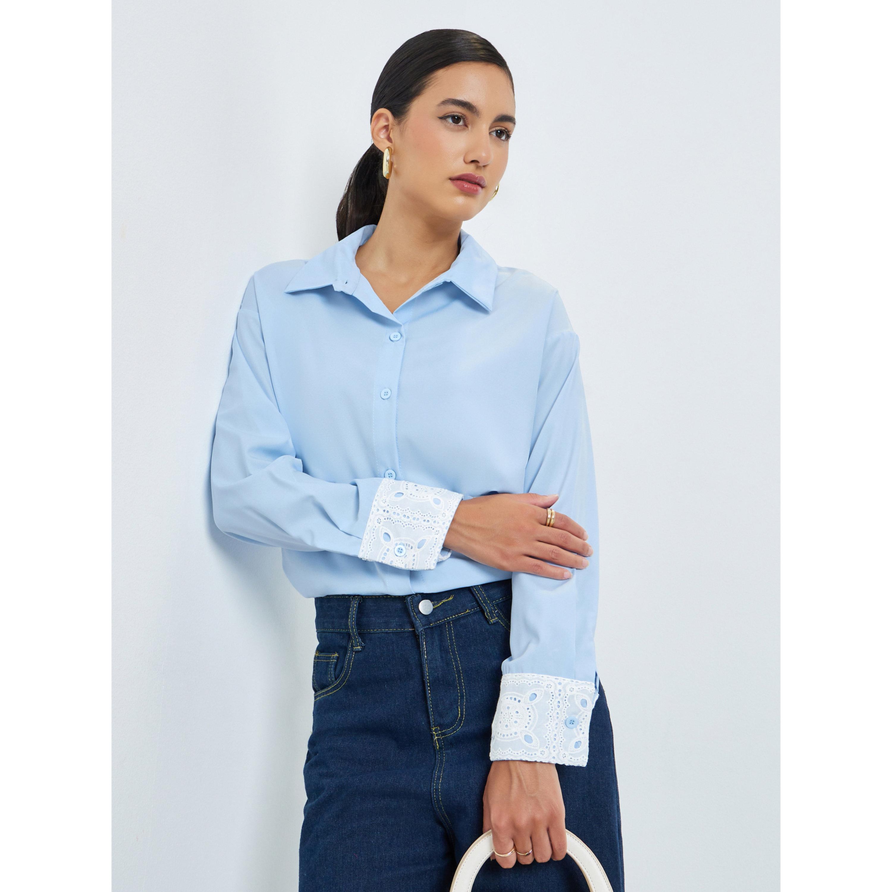 بلوزة بتفاصيل دانتيل على الأكمام-women-clothing-shirtsandblouses-shirts-image-3