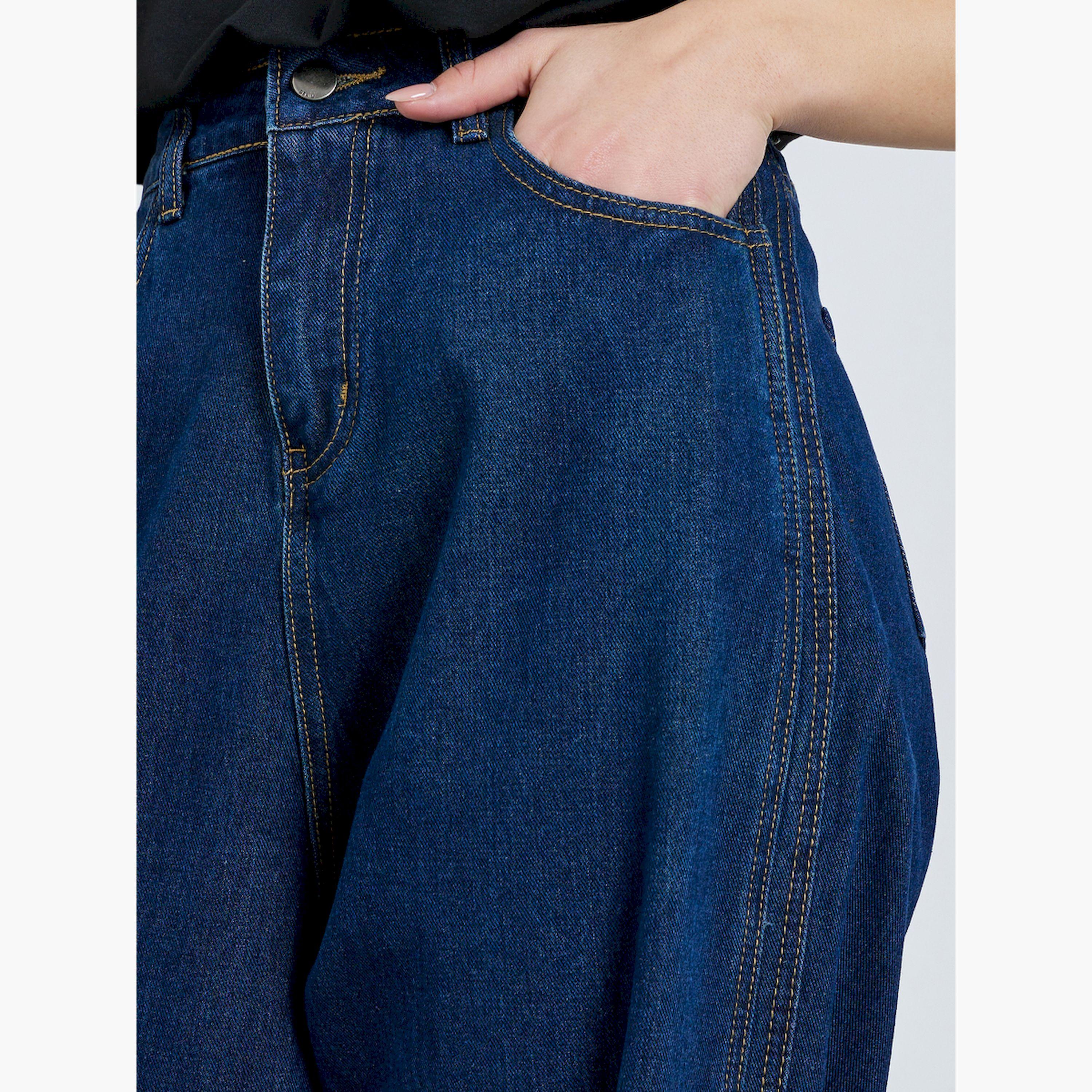 بنطال جينز بخصر مرتفع وأرجل واسعة-women-clothing-bottoms-jeans-image-3