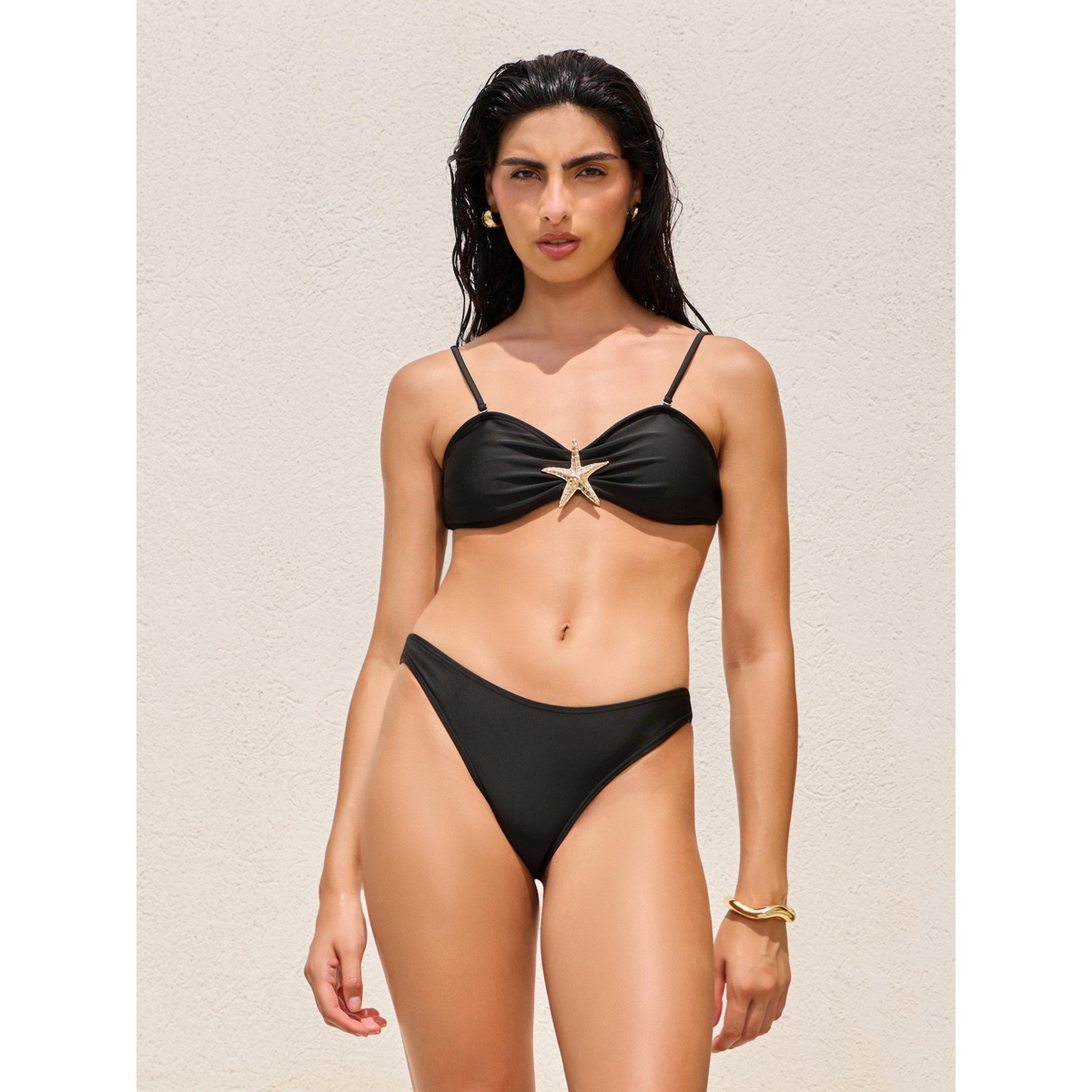 طقم من 3 قطع بيكيني مبطن برباط وتفاصيل نجم البحر مع سروال داخلي وتنورة لف-women-clothing-swimandbeach-swim-swimsuits-image-2