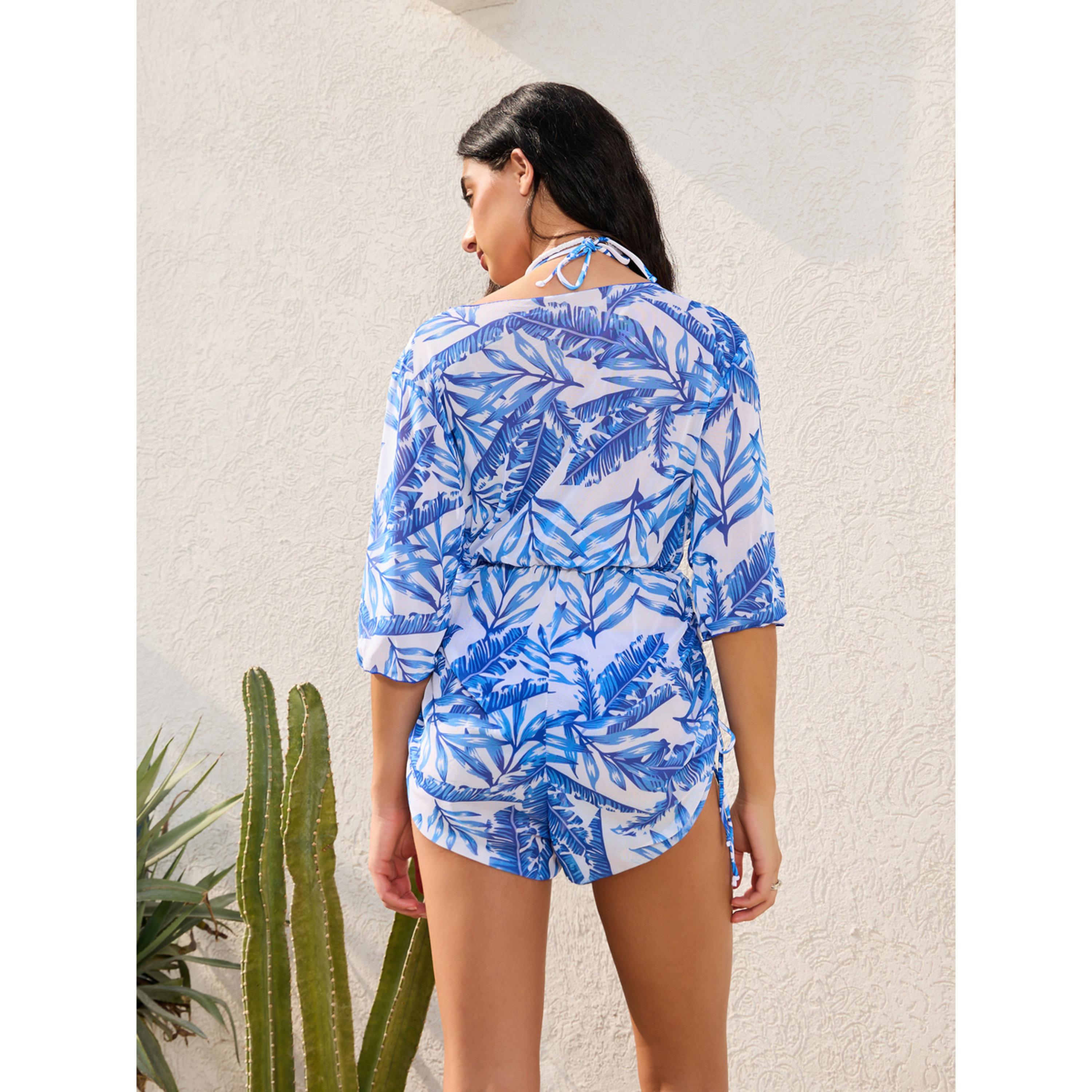 Styli Pack of 3 - Tie Back Detail Padded Bikini, Briefs and Playsuit Cover Up-women-clothing-swimandbeach-swim-swimsuits-image-4