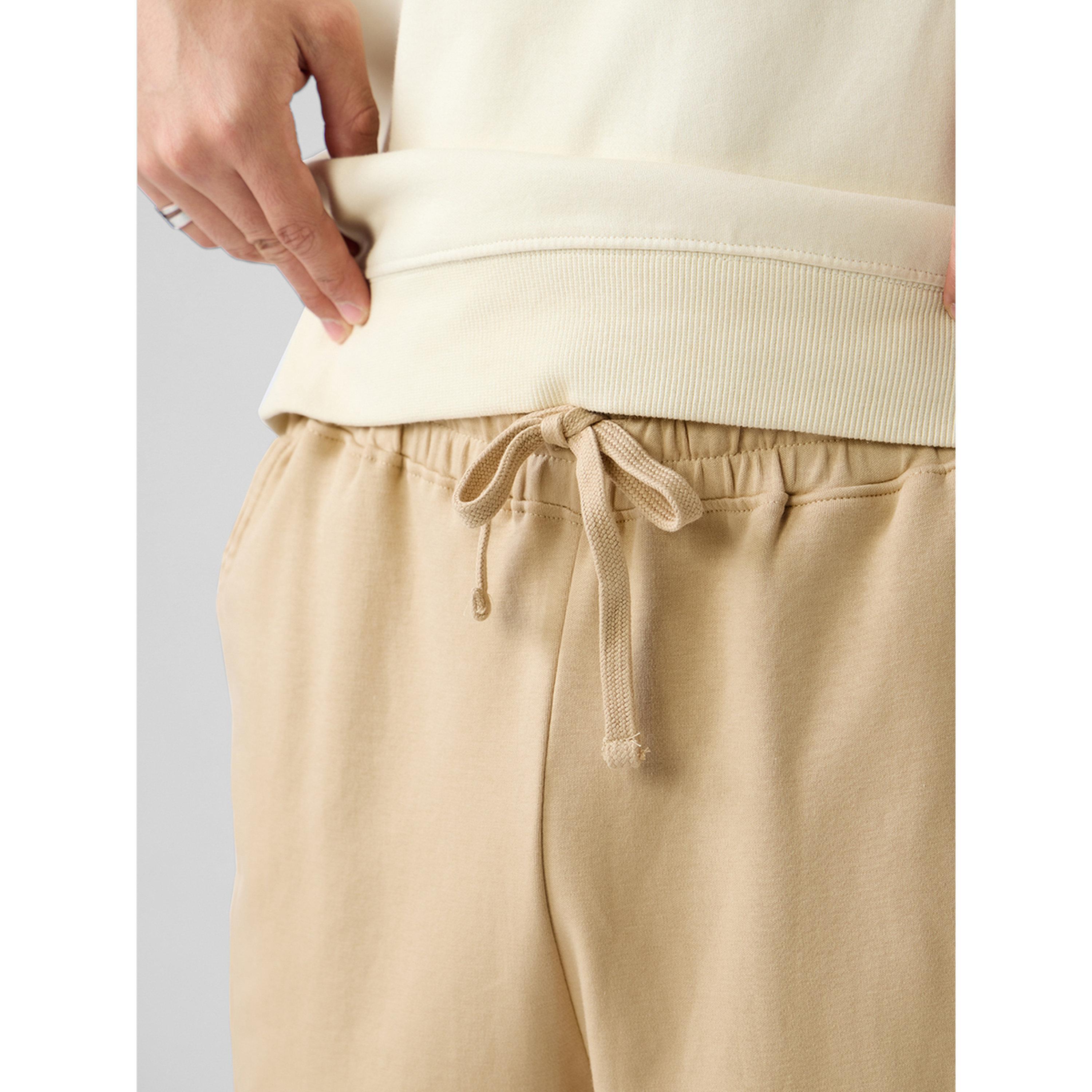 The Souled Store X Styli Men Beige Color Block Knee-Length Shorts-men-clothing-swimandbeach-shorts-image-4