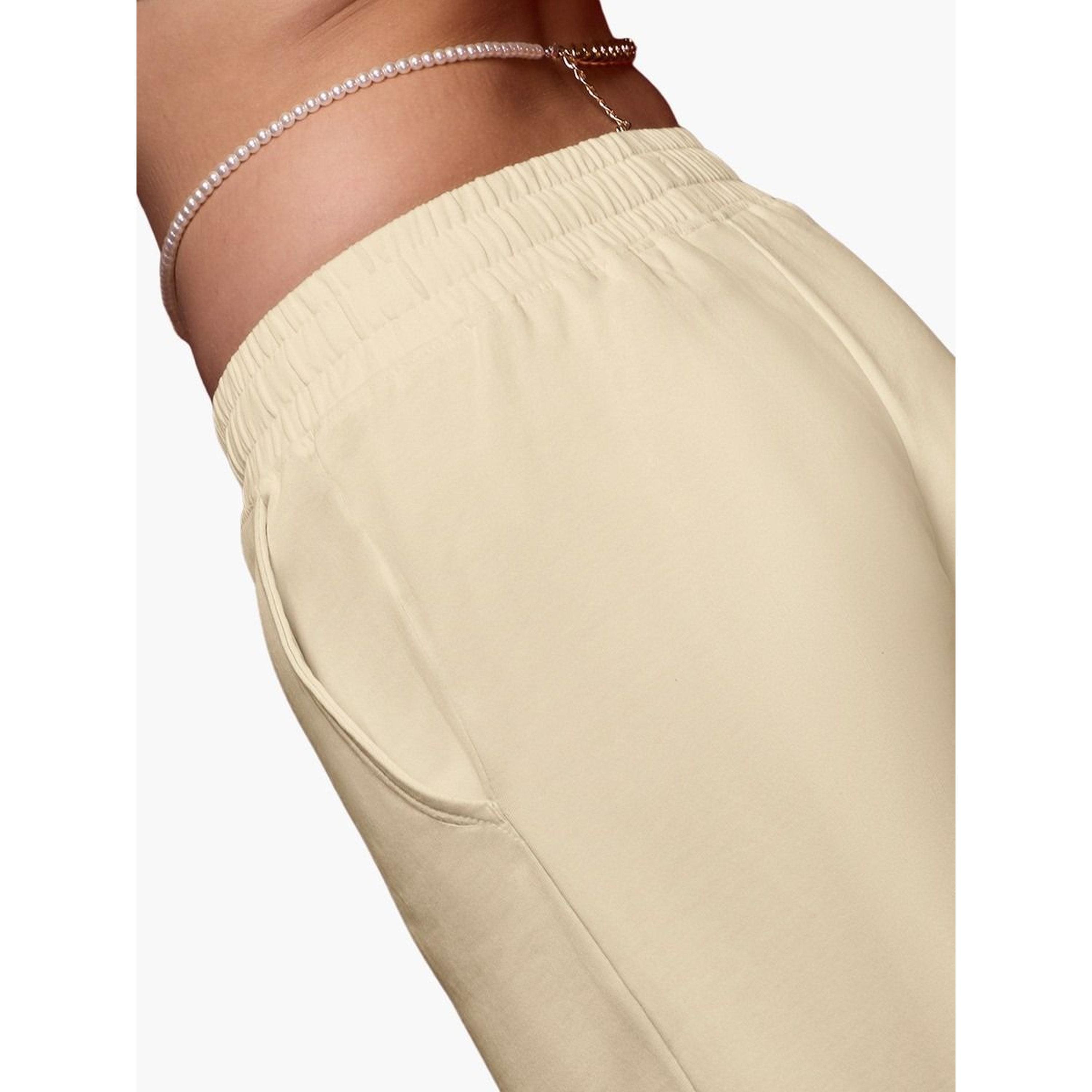 The Souled Store X Styli Cream Solid Flared Joggers-women-clothing-bottoms-joggers-image-3