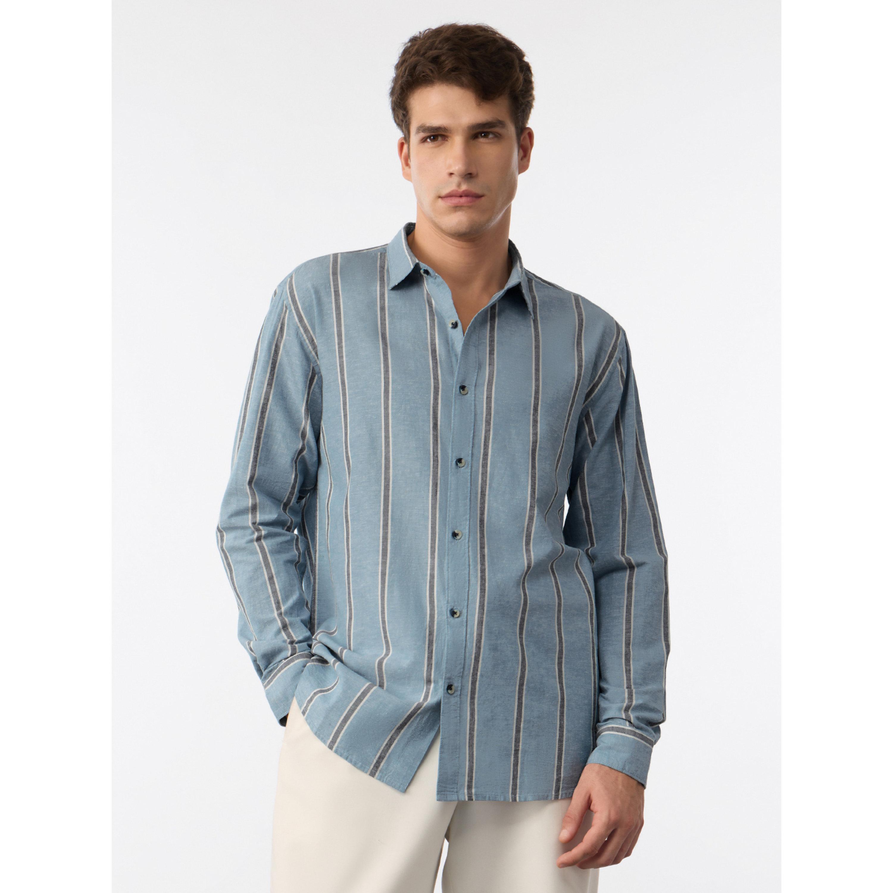 قميص قطن مخطط-men-clothing-shirts-image-1