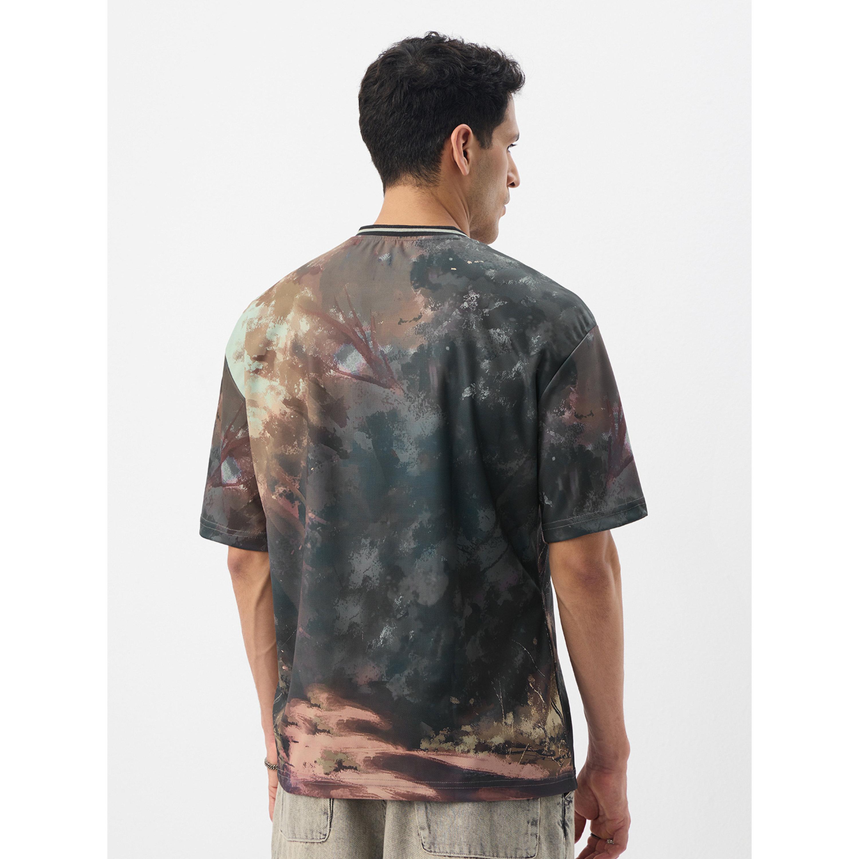 The Souled Store X Styli Men Dog Print V Neck Oversized T-Shirt-men-clothing-tshirtsandpolos-tshirts-image-4