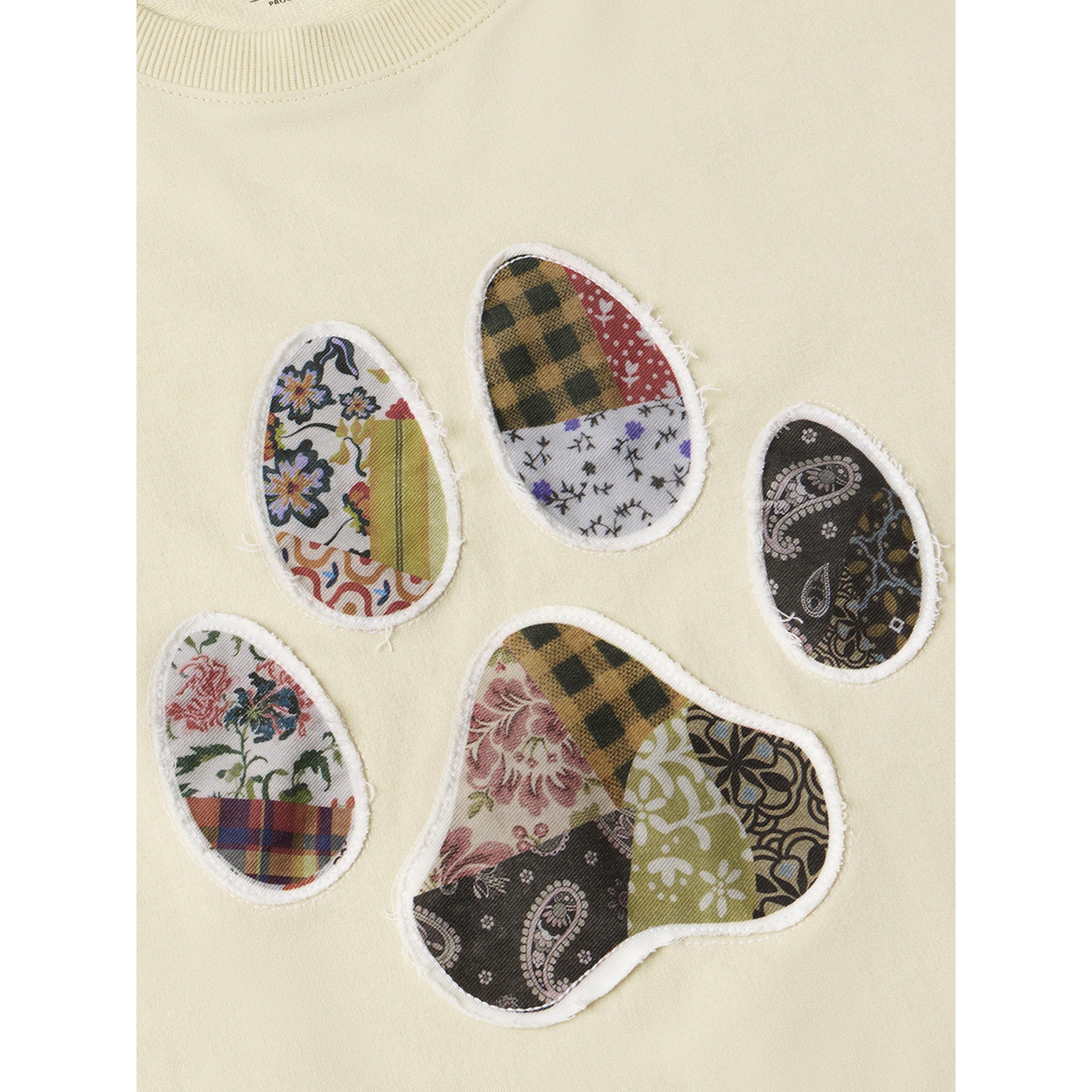 The Souled Store X Styli Men Beige Paw Patch Oversized T-Shirt-men-clothing-tshirtsandpolos-tshirts-image-5