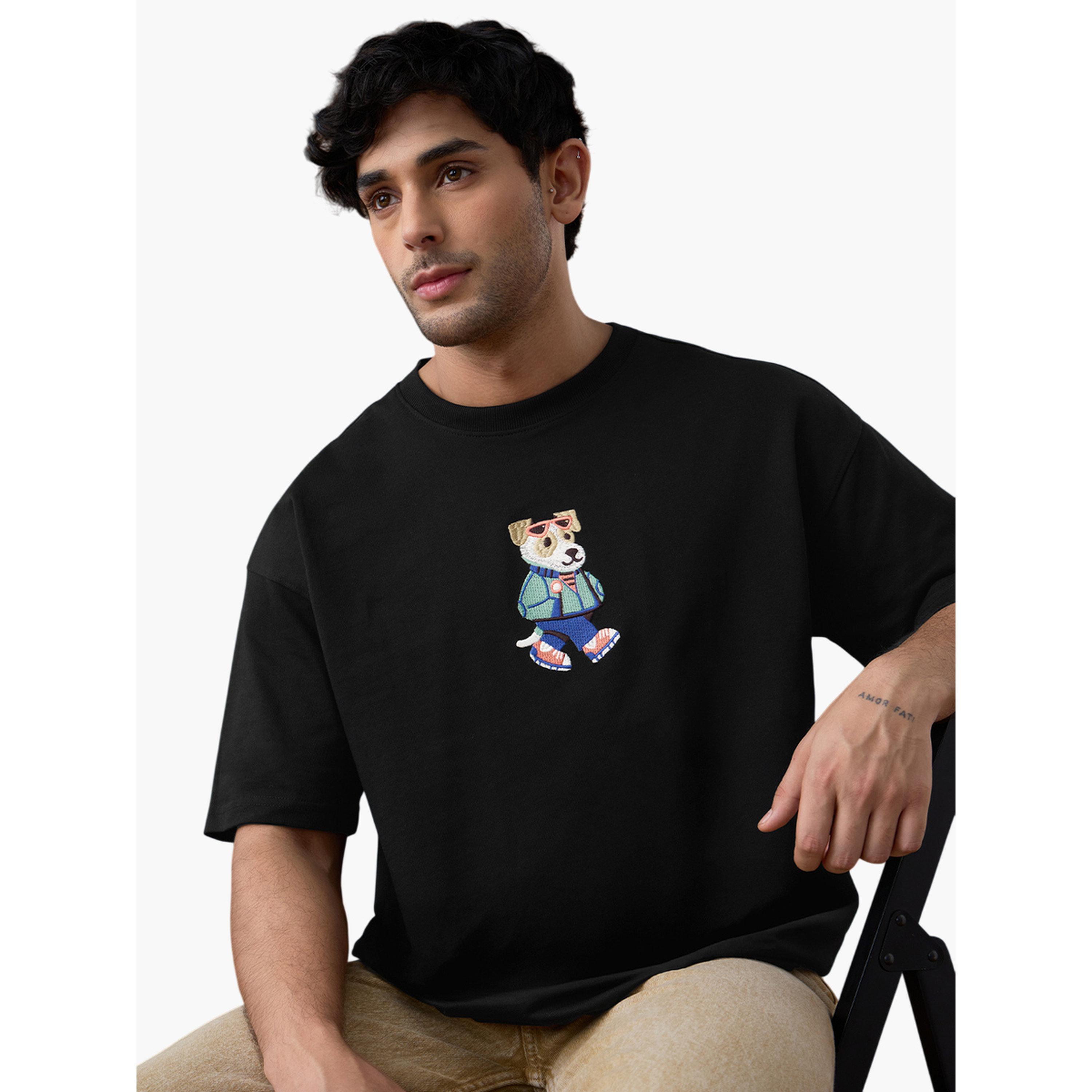 تيشيرت بقصة واسعة بياقة دائرية للرجال-men-clothing-tshirtsandpolos-tshirts-image-4