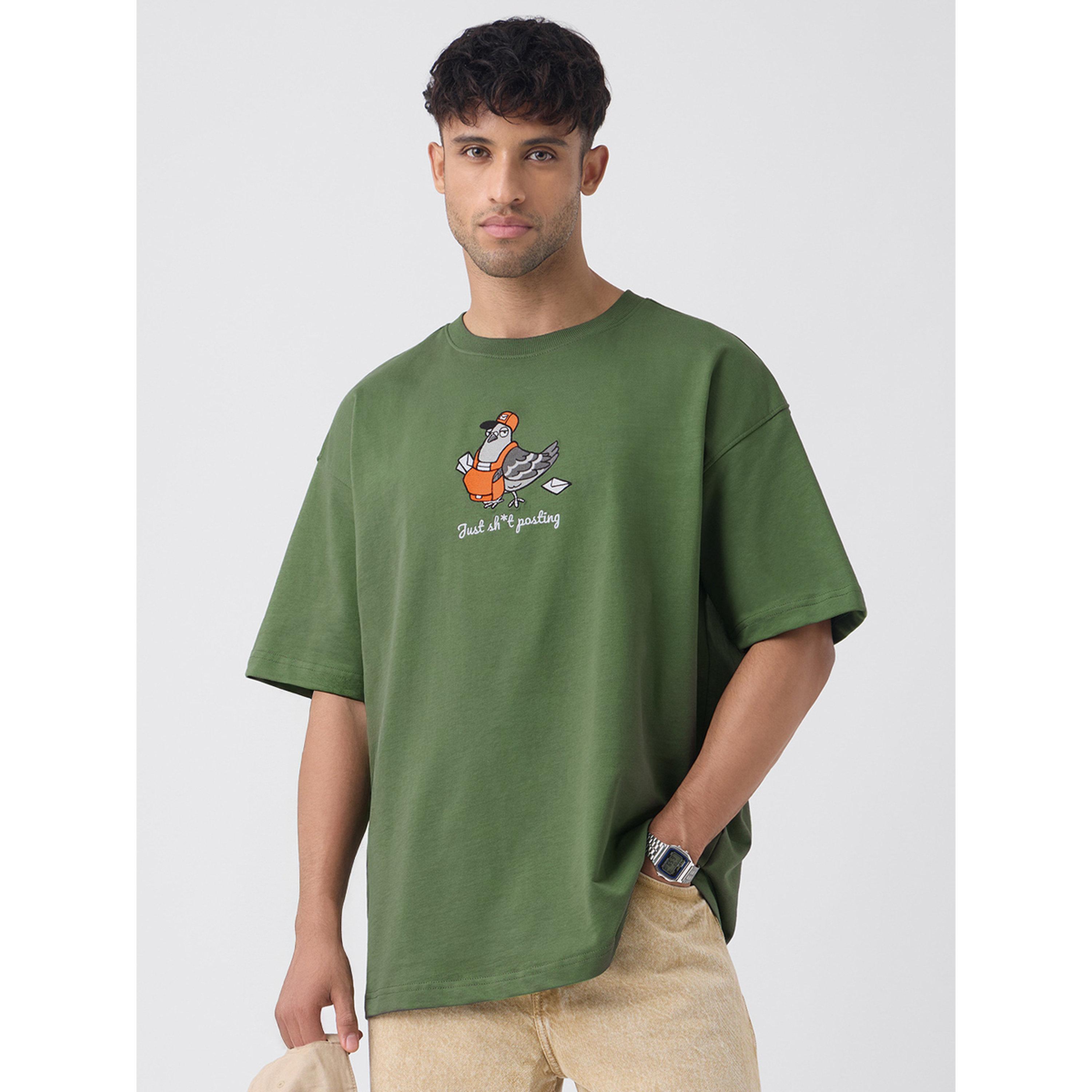 تيشيرت مطرز بقصة واسعة-men-clothing-tshirtsandpolos-tshirts-image-1