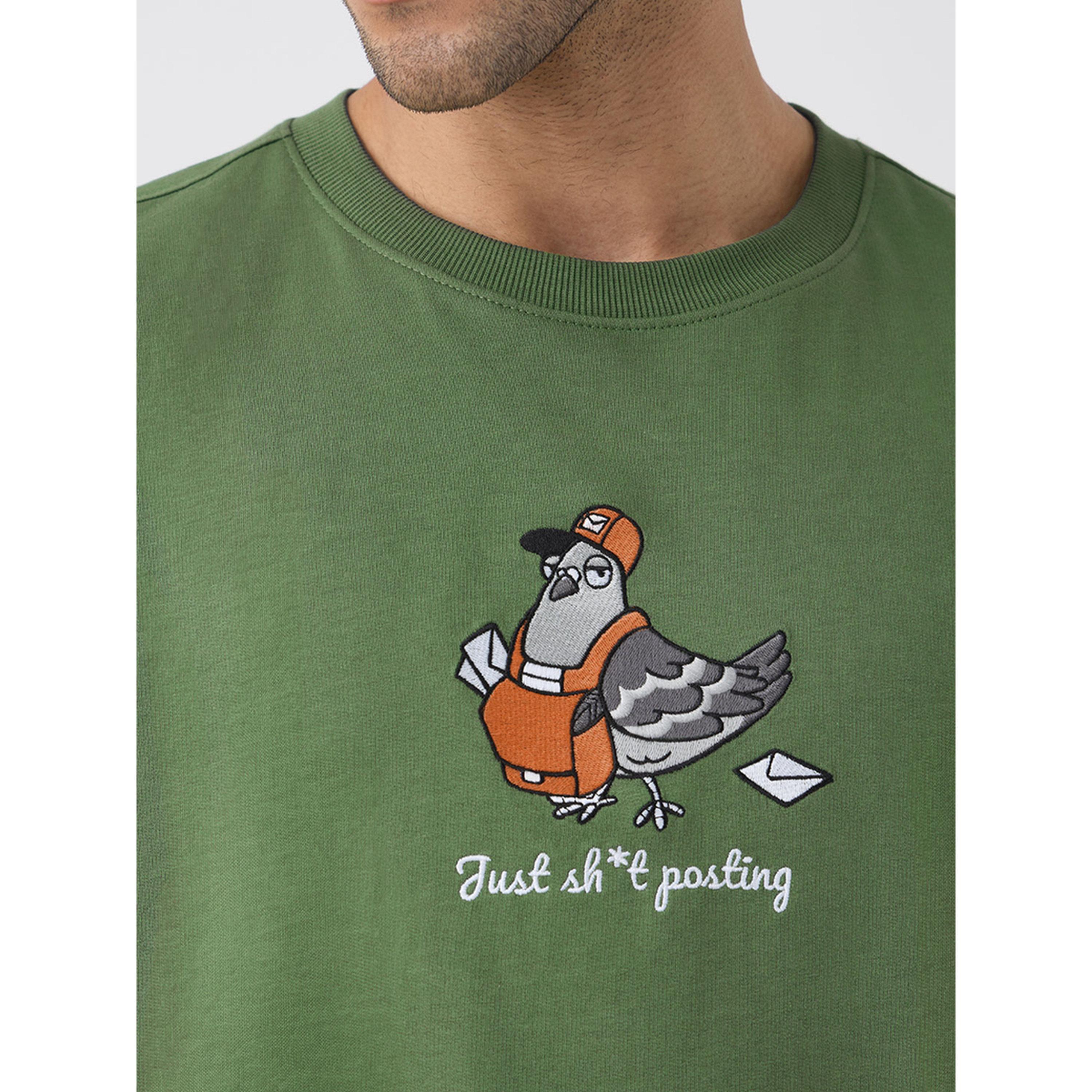 تيشيرت مطرز بقصة واسعة-men-clothing-tshirtsandpolos-tshirts-image-5