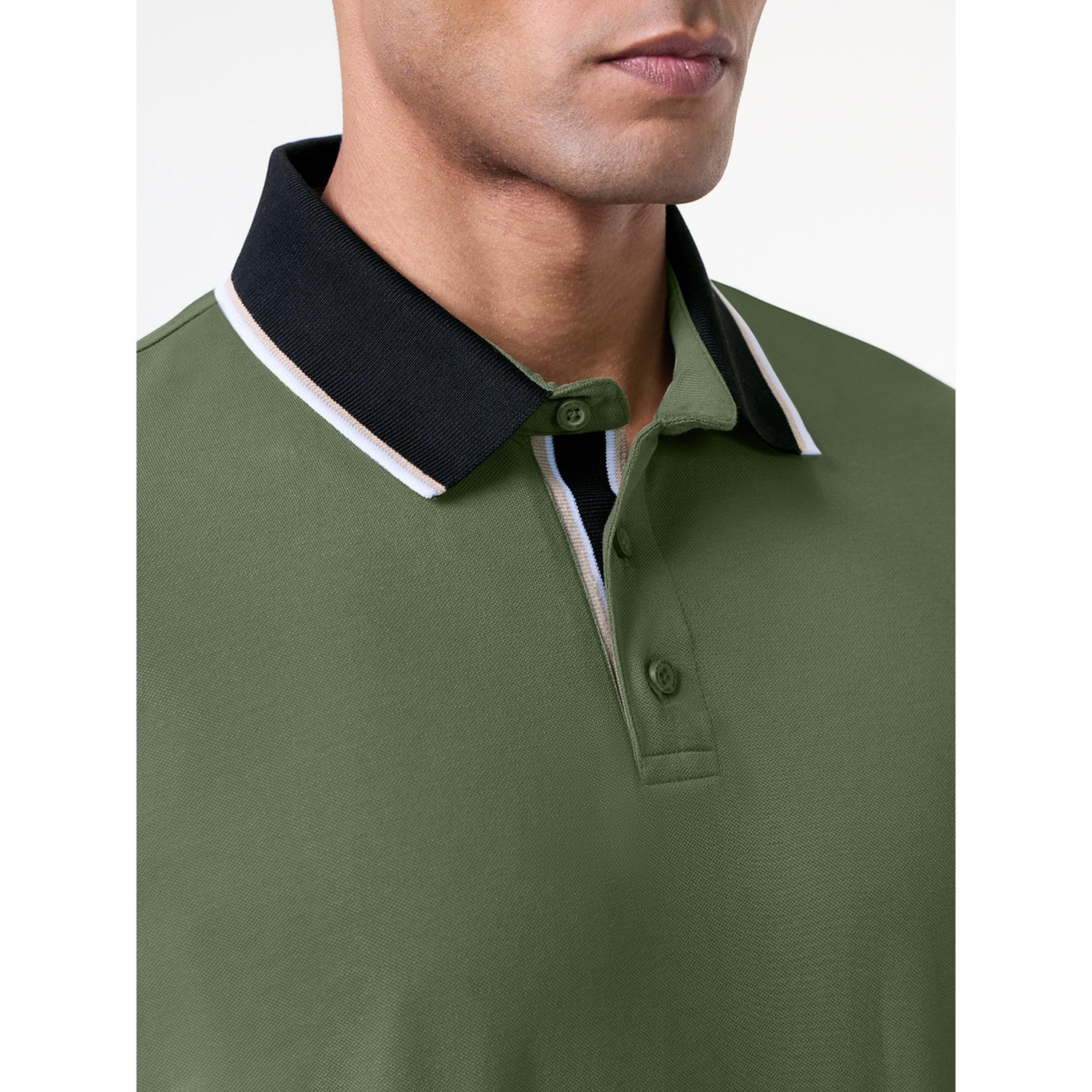 قميص بولو قطن بيكيه بحواف متباينة-men-clothing-tshirtsandpolos-polos-image-6