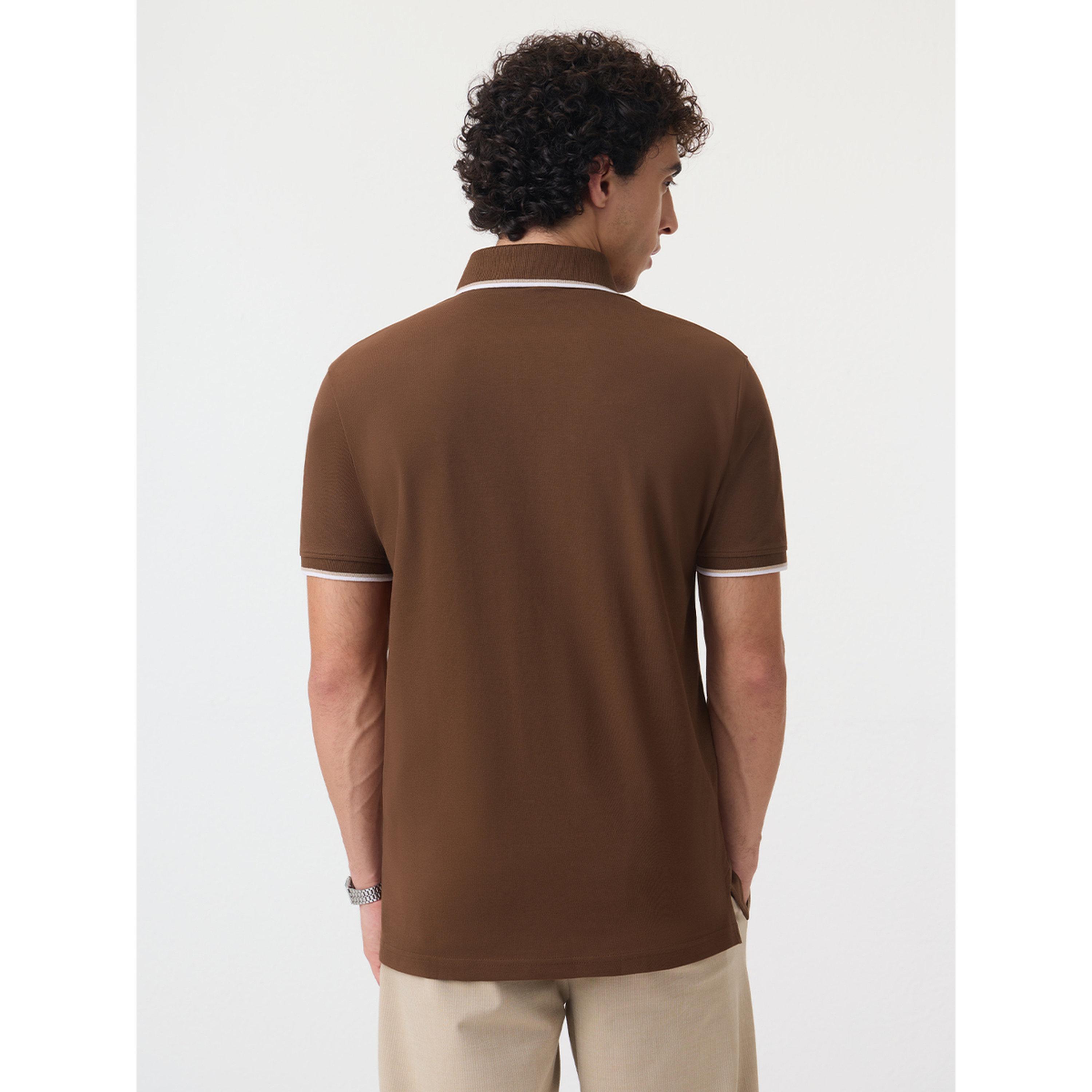 The Souled Store X Styli Men Brown Solid Pique Polo-men-clothing-tshirtsandpolos-polos-image-3