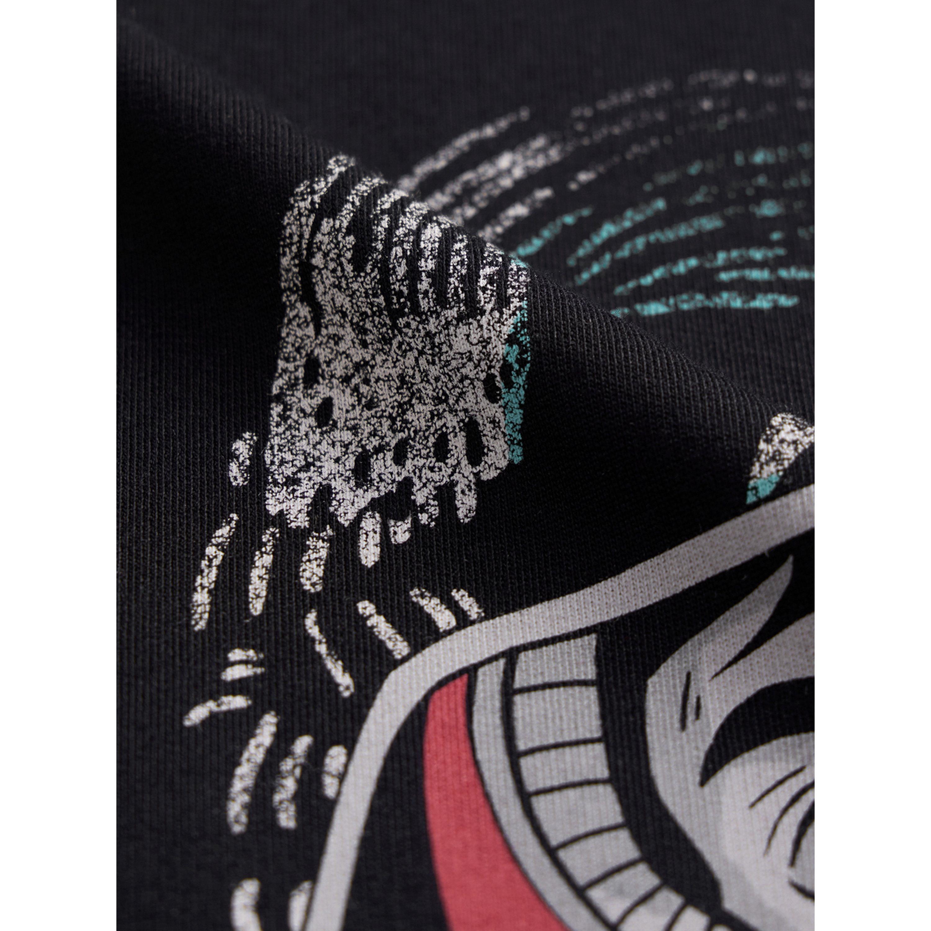 The Souled Store X Styli Men Black Graphic Print Oversized T-Shirt-men-clothing-tshirtsandpolos-tshirts-image-4