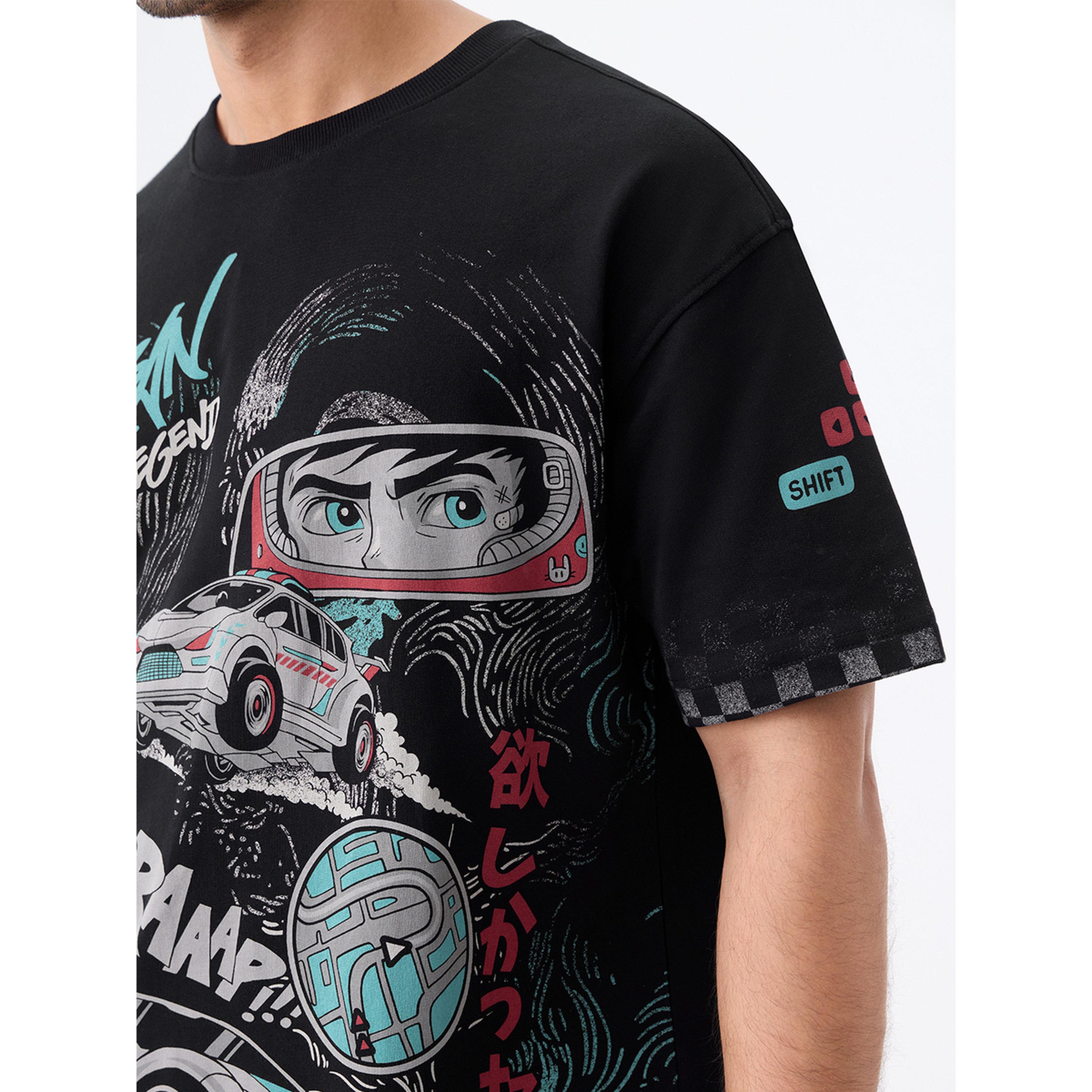 تيشيرت بقصة واسعة بطبعة جرافيك للرجال-men-clothing-tshirtsandpolos-tshirts-image-6