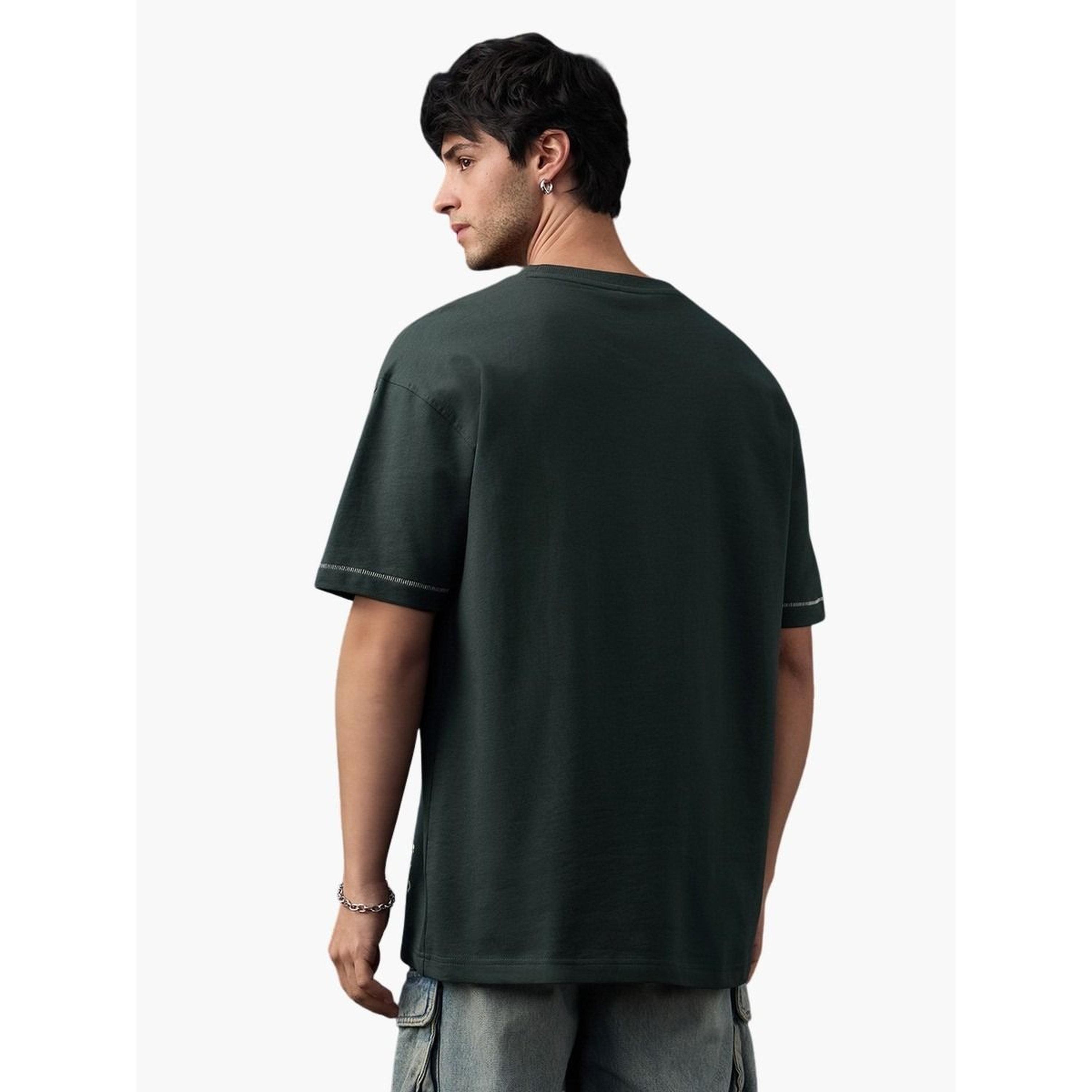 تيشيرت قطن بطبعة جرافيك وقصة واسعة-men-clothing-tshirtsandpolos-tshirts-image-2