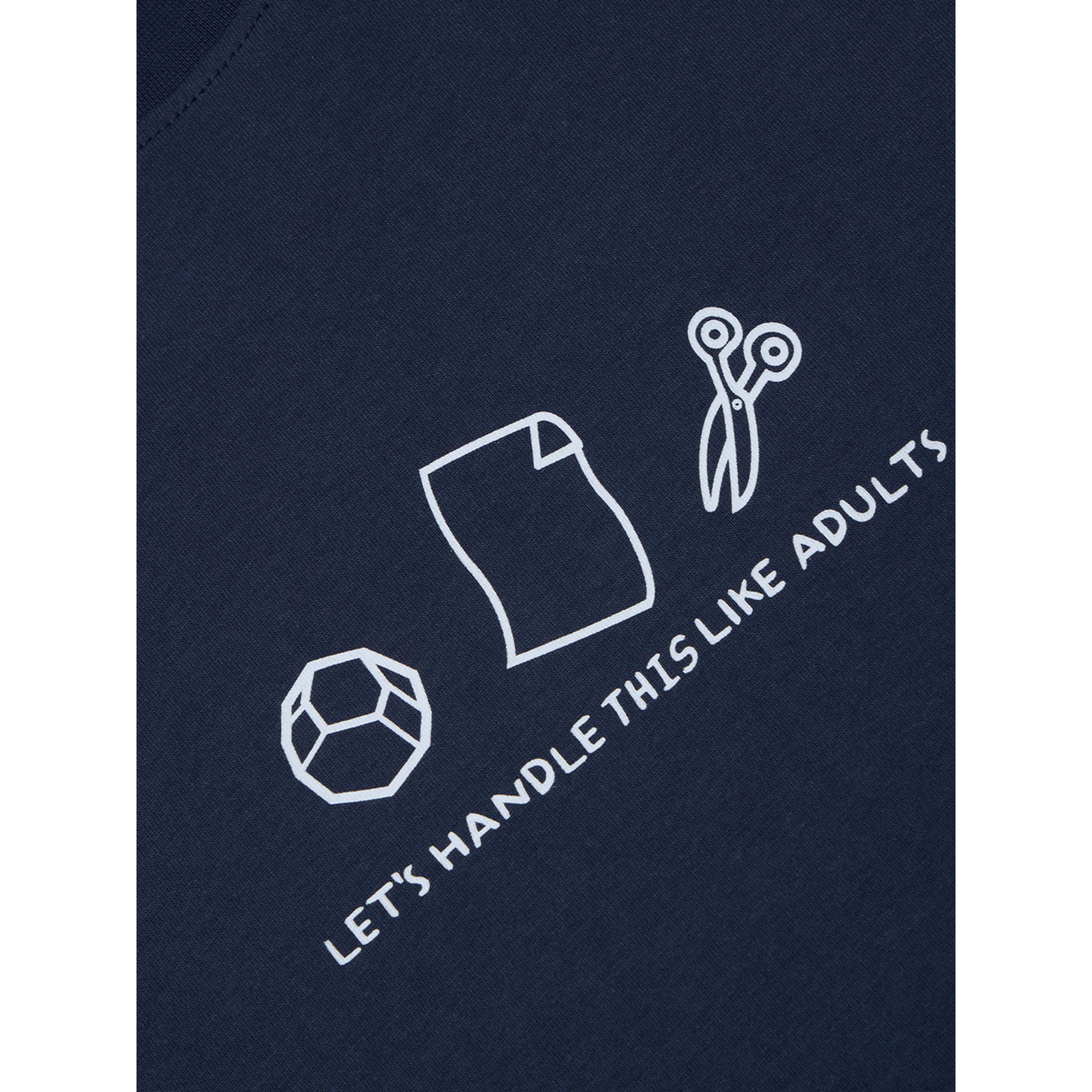 The Souled Store X Styli Men Navy Blue Relaxed Fit T-Shirt-men-clothing-tshirtsandpolos-tshirts-image-5