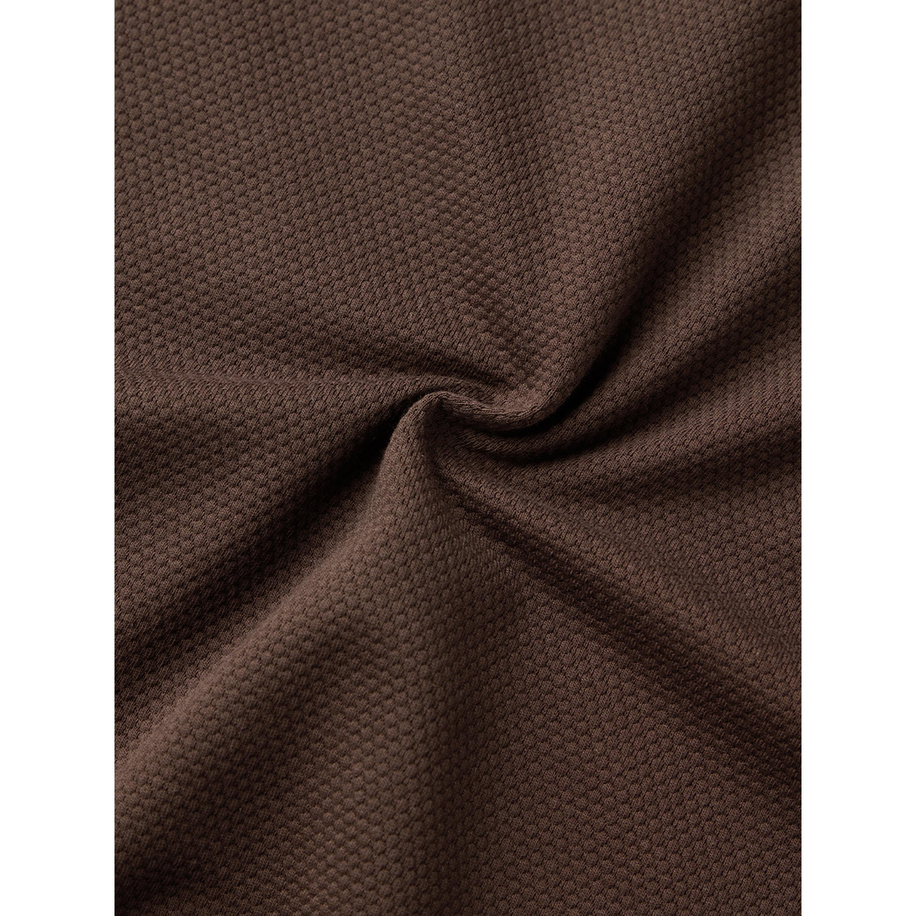The Souled Store X Styli Men Brown Solid Quarter-Zip Polo-men-clothing-tshirtsandpolos-polos-image-3