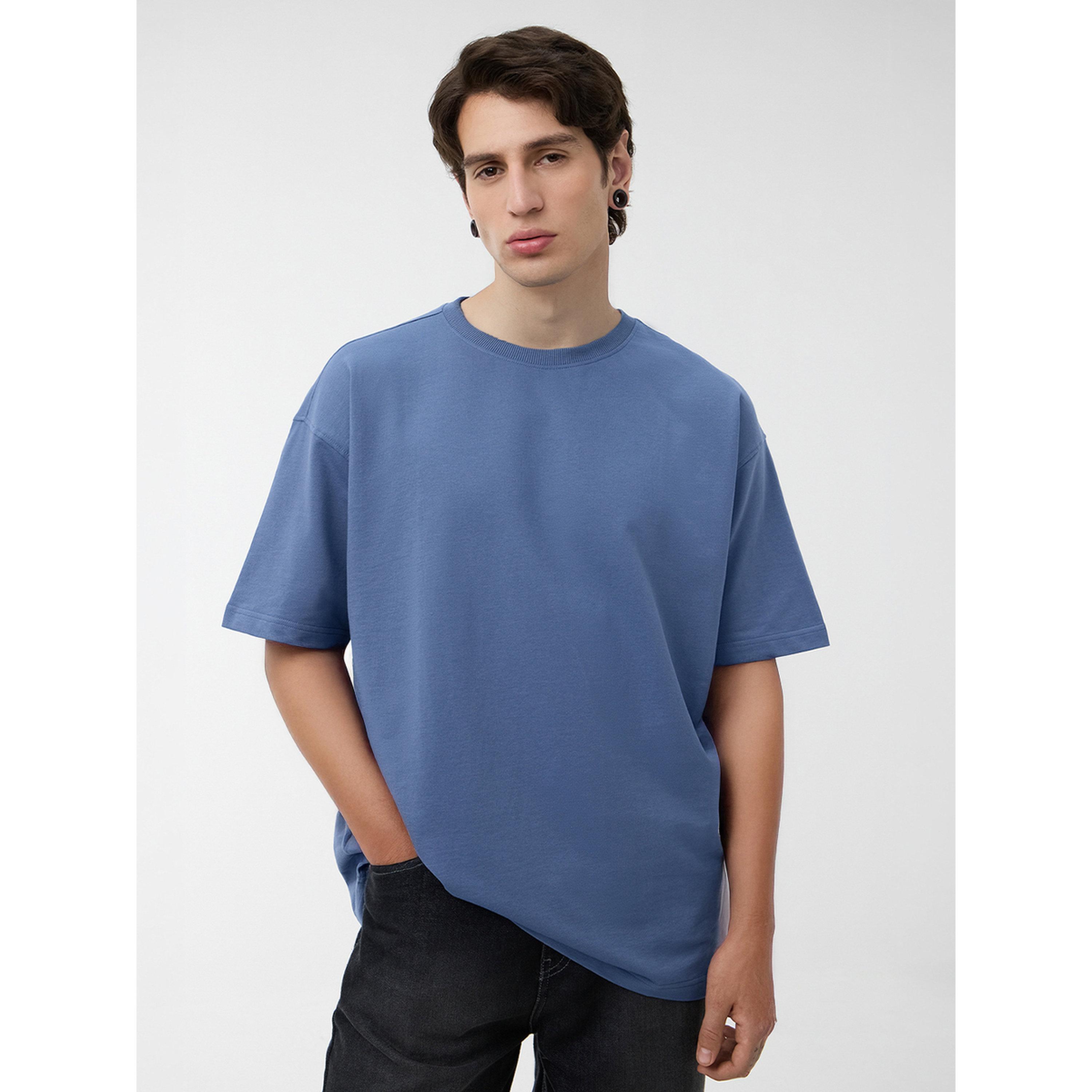 تيشيرت قطن بقصة واسعة-men-clothing-tshirtsandpolos-tshirts-image-1