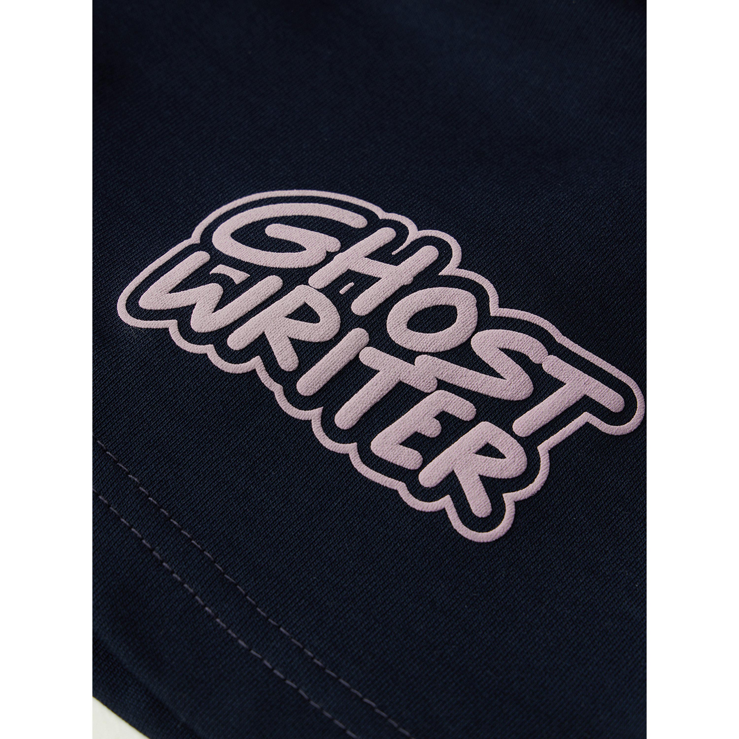 The Souled Store X Styli Men Navy Oversized Ghost Writer T-Shirt-men-clothing-tshirtsandpolos-tshirts-image-4
