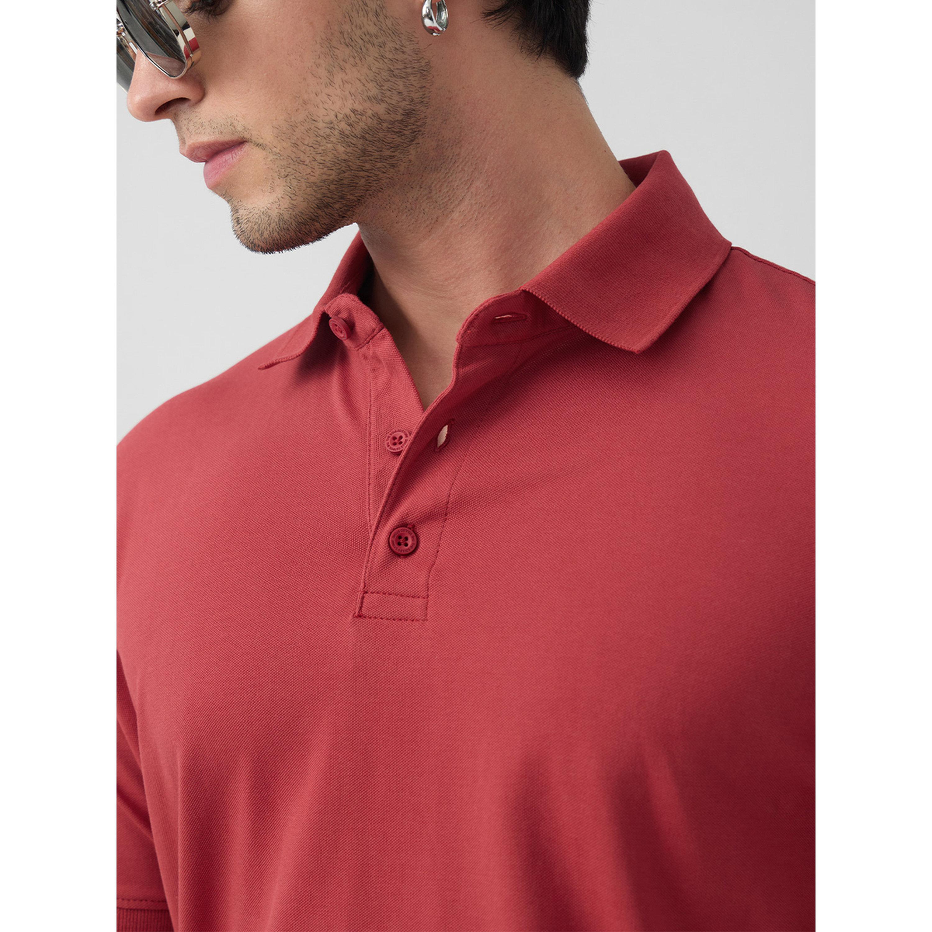 قميص بولو بأكمام قصيرة بمزيج القطن-men-clothing-tshirtsandpolos-polos-image-6