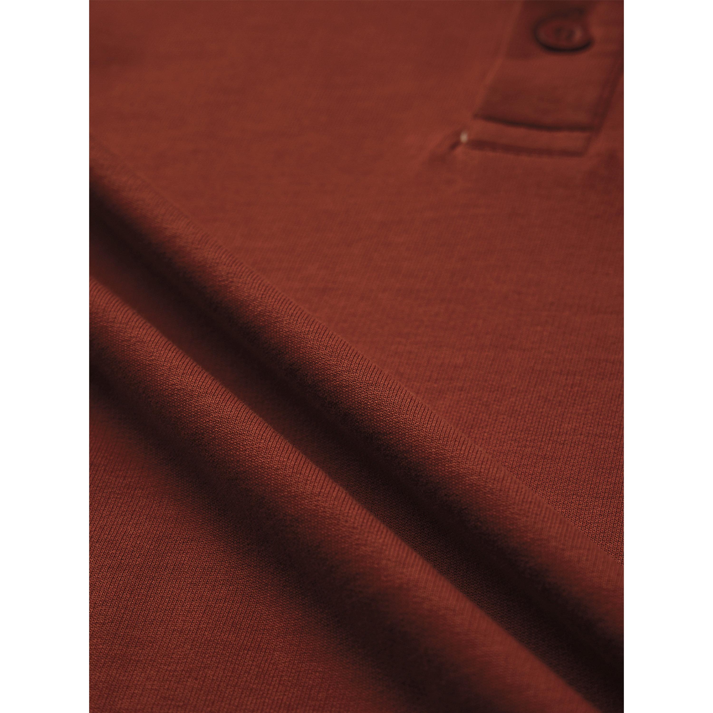 The Souled Store X Styli Rust Oversized Polo Tipping Detail Polo-men-clothing-tshirtsandpolos-polos-image-5