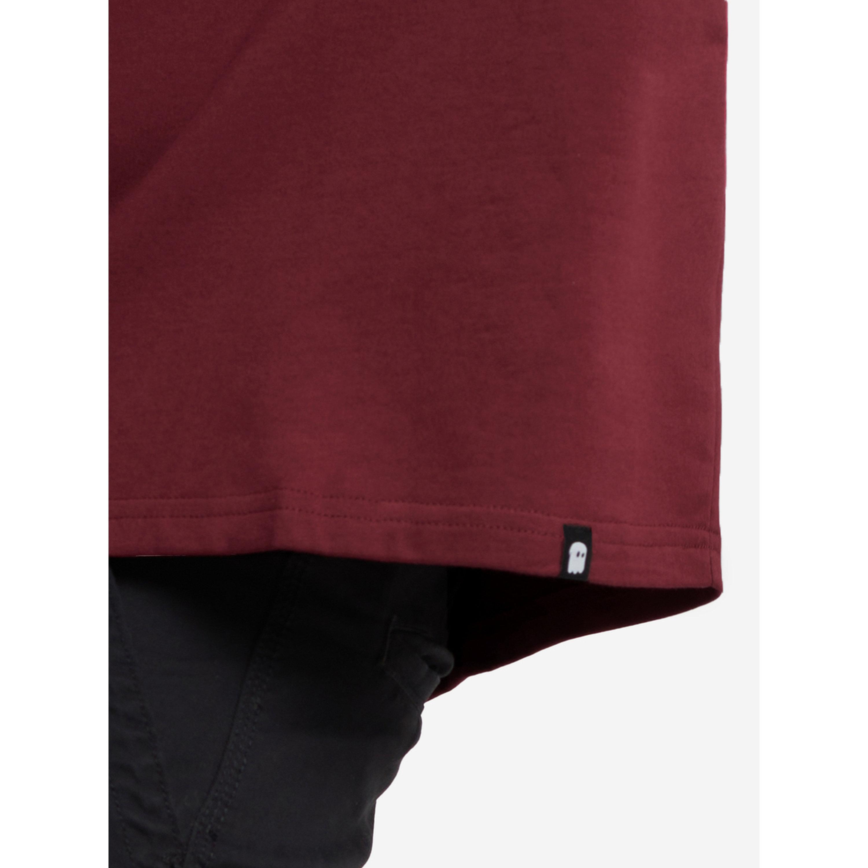 The Souled Store X Styli Maroon Oversized Cotton T-Shirt-men-clothing-tshirtsandpolos-tshirts-image-5