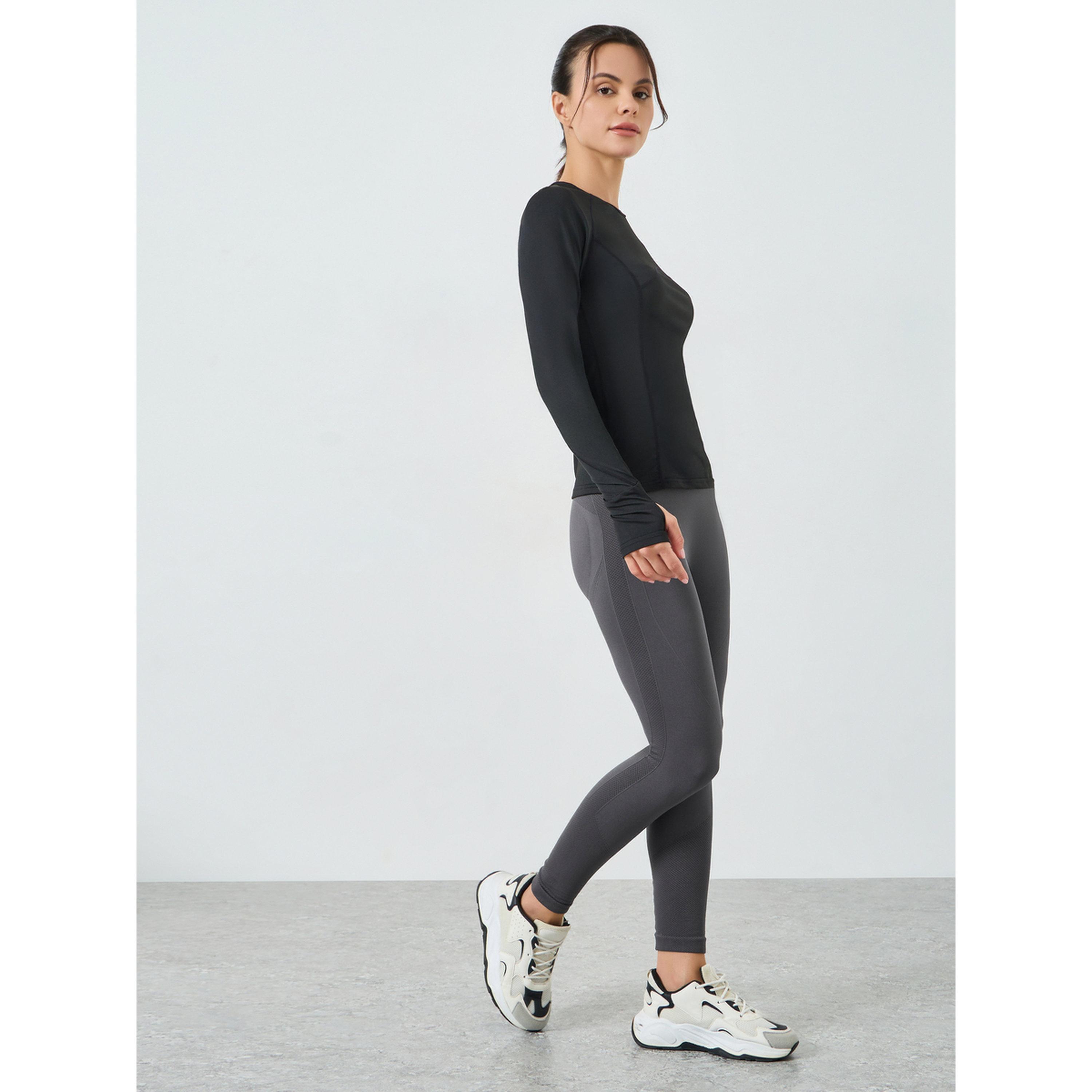 ليقنز جاكار بخصر عريض-sports-women-clothing-joggersandtrackpants-image-2