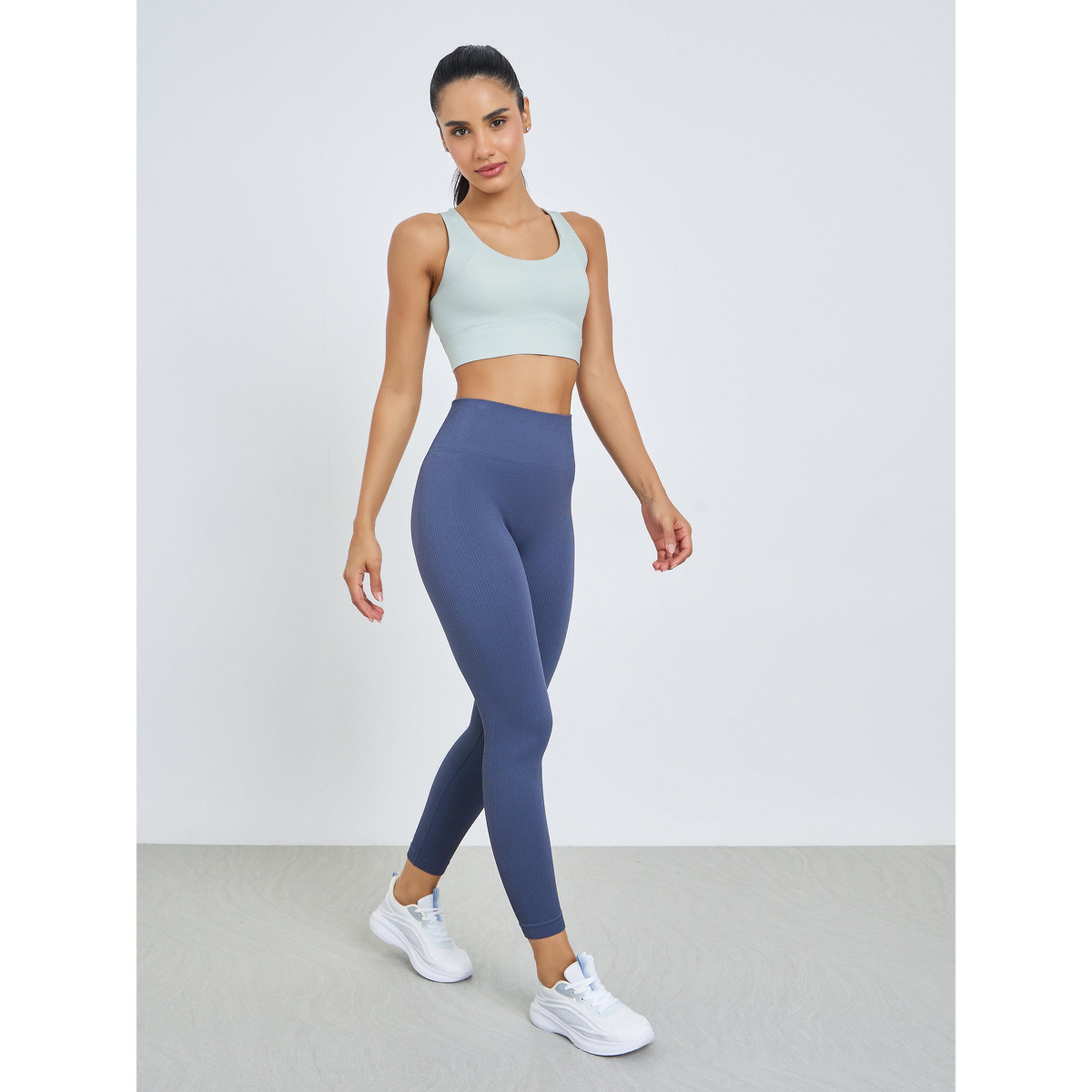 Styli Ribbed Textured Leggings-women-clothing-bottoms-leggings-image-2