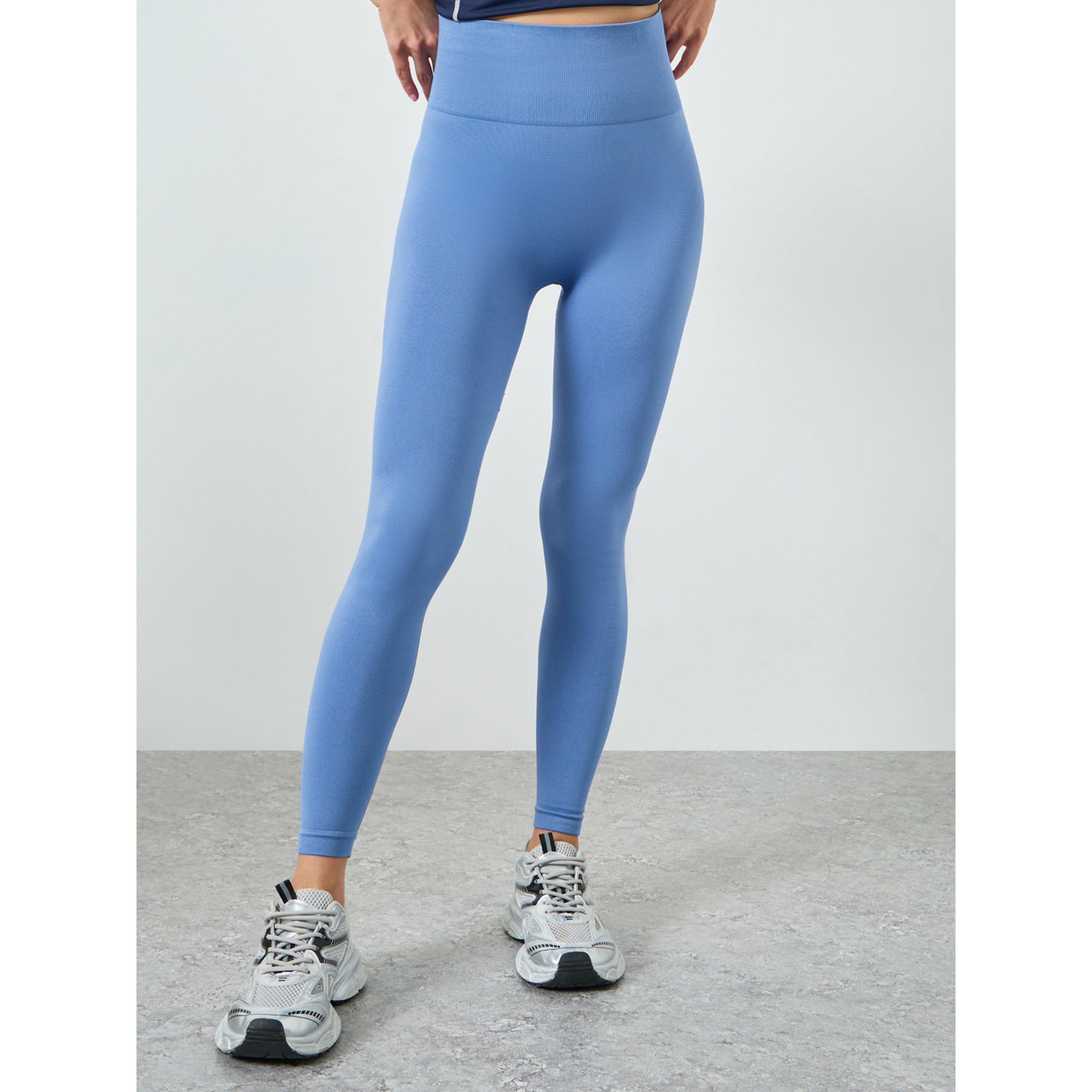 ليقنز بتفاصيل زم في الخلف وتأثير كونتور-women-clothing-sportswearandactivewear-bottoms-leggings-image-1