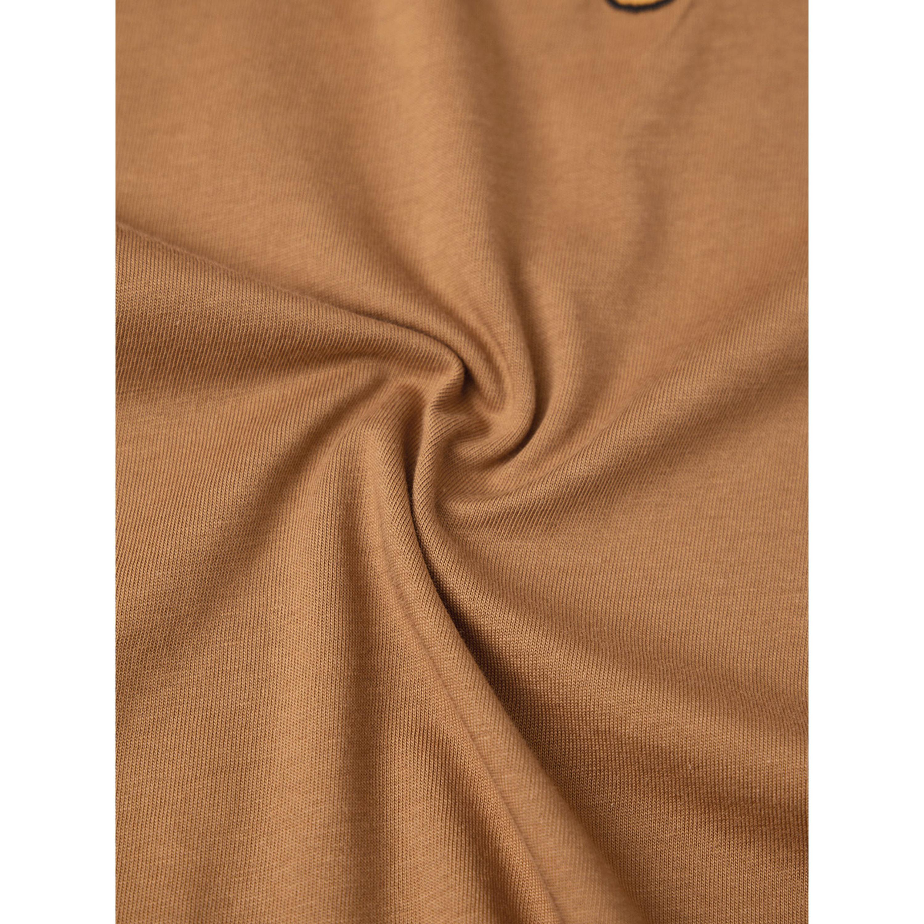 The Souled Store X Styli Brown Embroidered Bear Graphic T-Shirt-women-clothing-tshirts-image-4