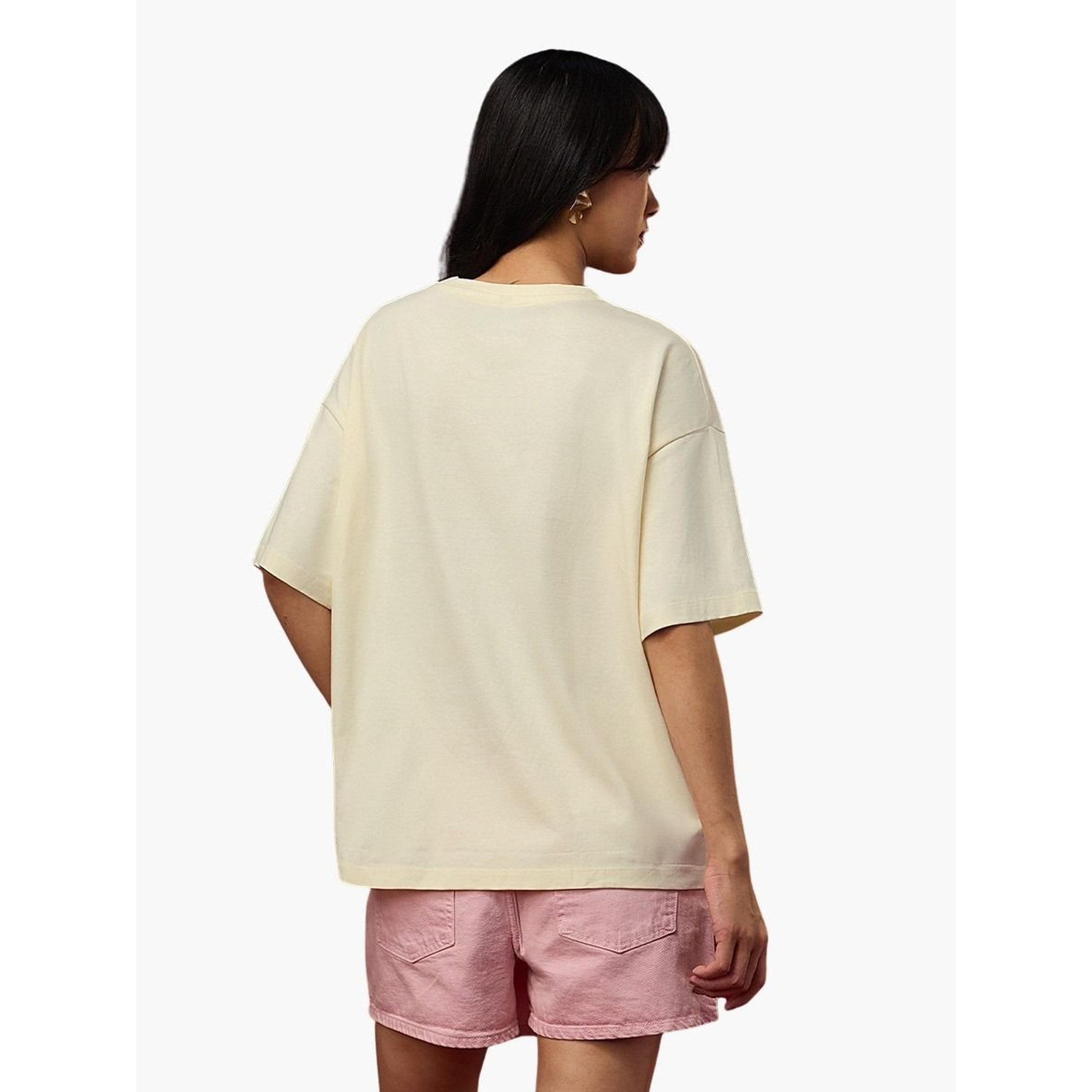 The Souled Store X Styli Off White Slogan Print Oversized T-Shirt-women-clothing-tshirts-image-3