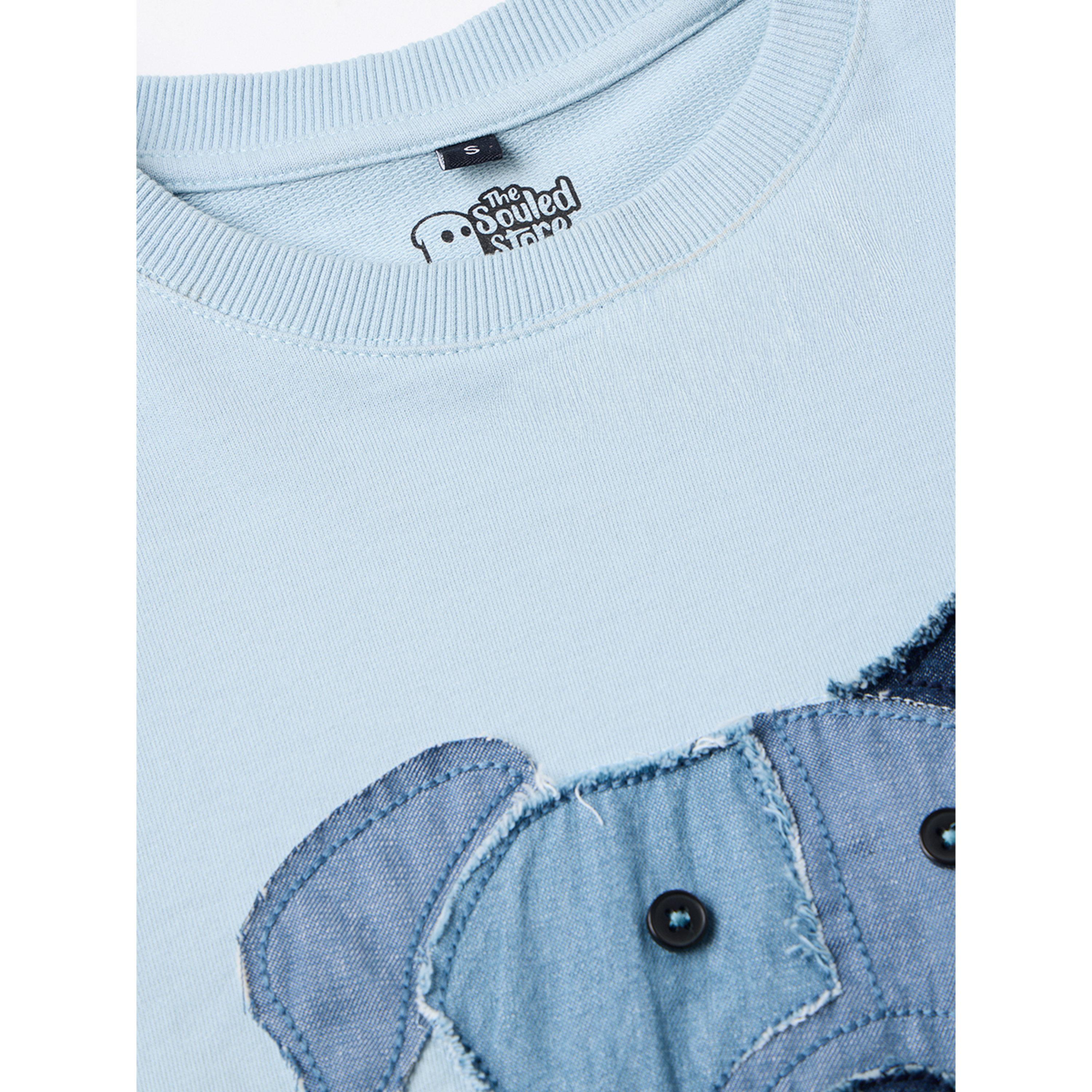 تيشيرت دنيم بطبعة كلب وقصة واسعة-women-clothing-tshirts-image-4