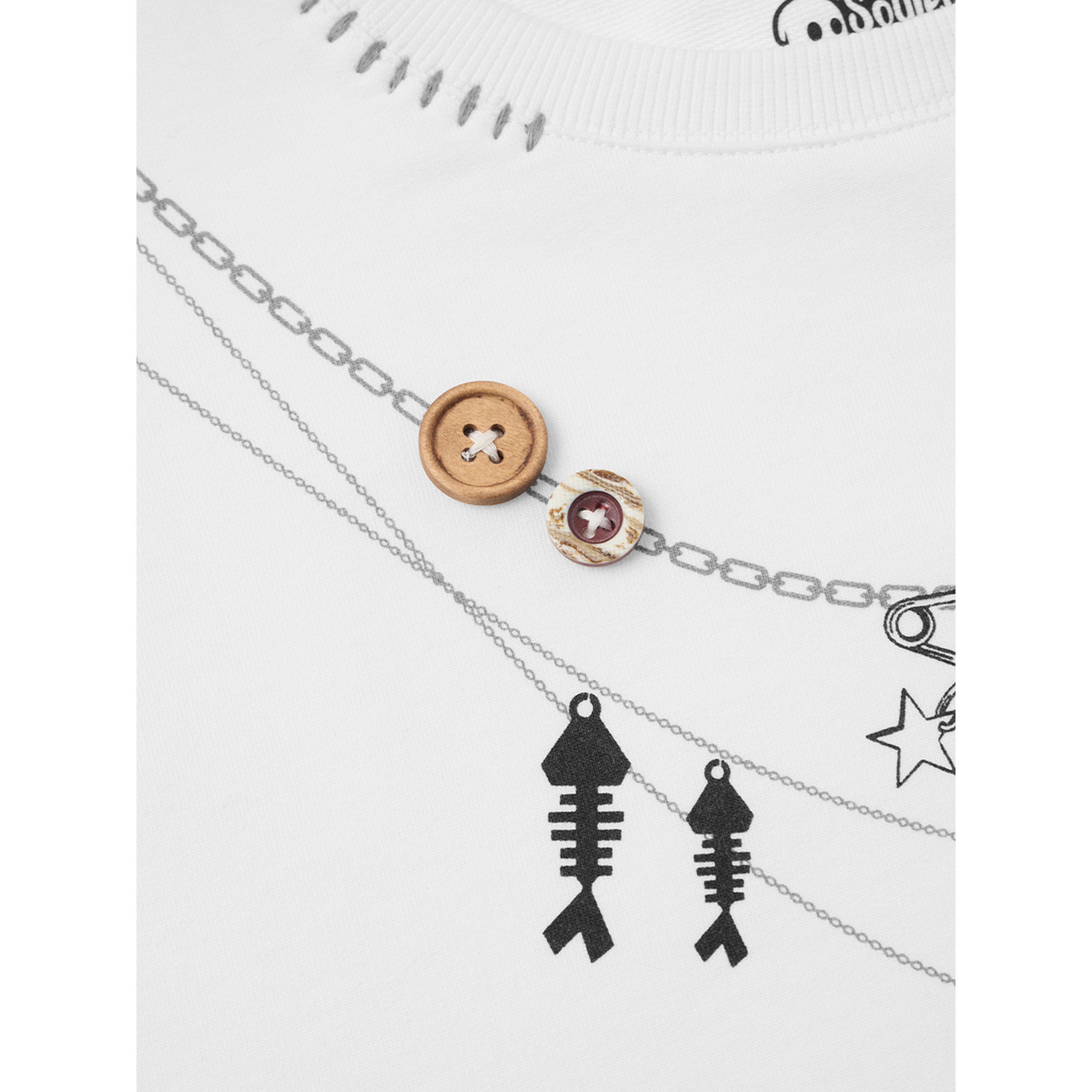 تيشيرت بقصة واسعة وطبعة علامة حيوان أليف-women-clothing-tshirts-image-4