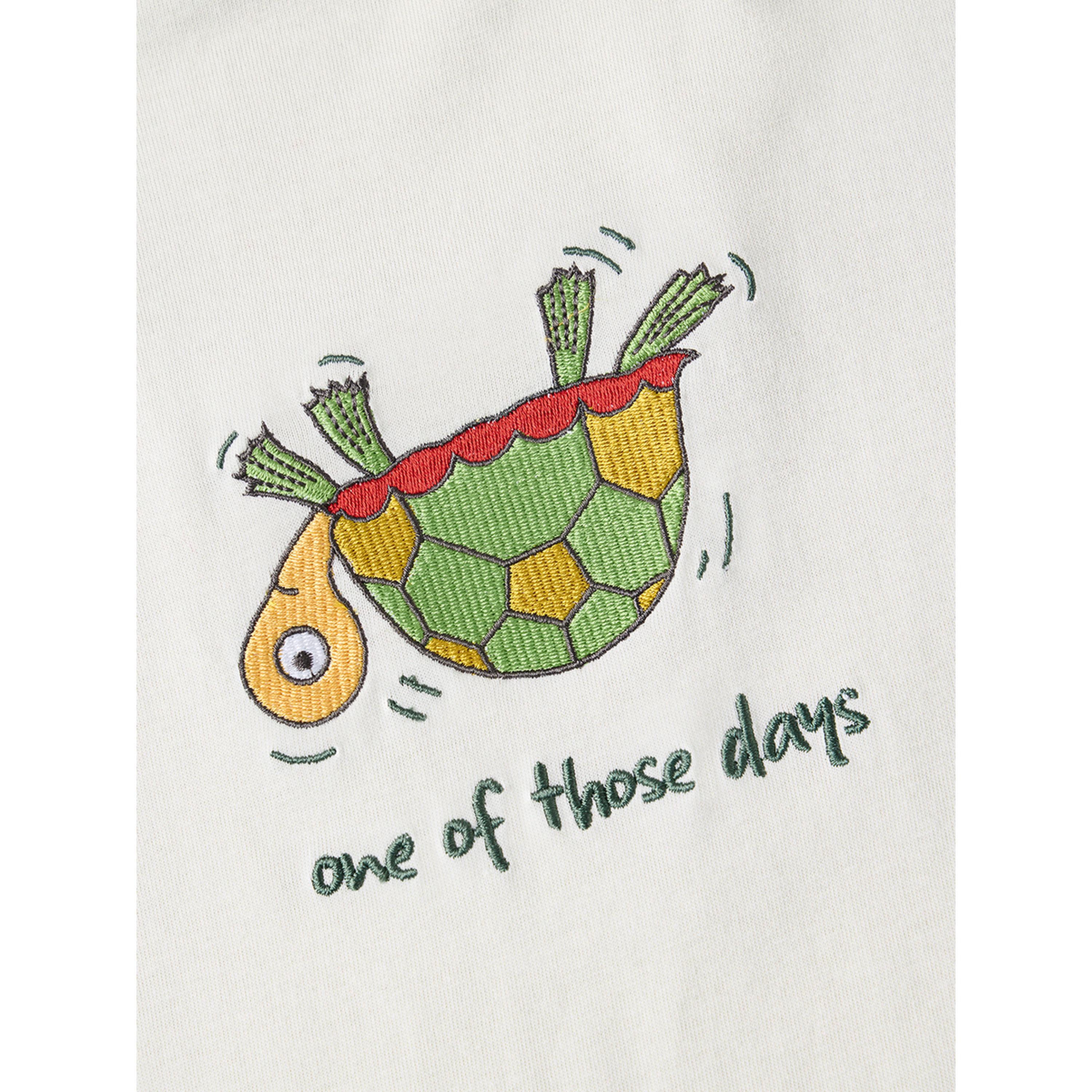 The Souled Store X Styli Off-White Turtle Embroidered T-Shirt-women-clothing-tshirts-image-4