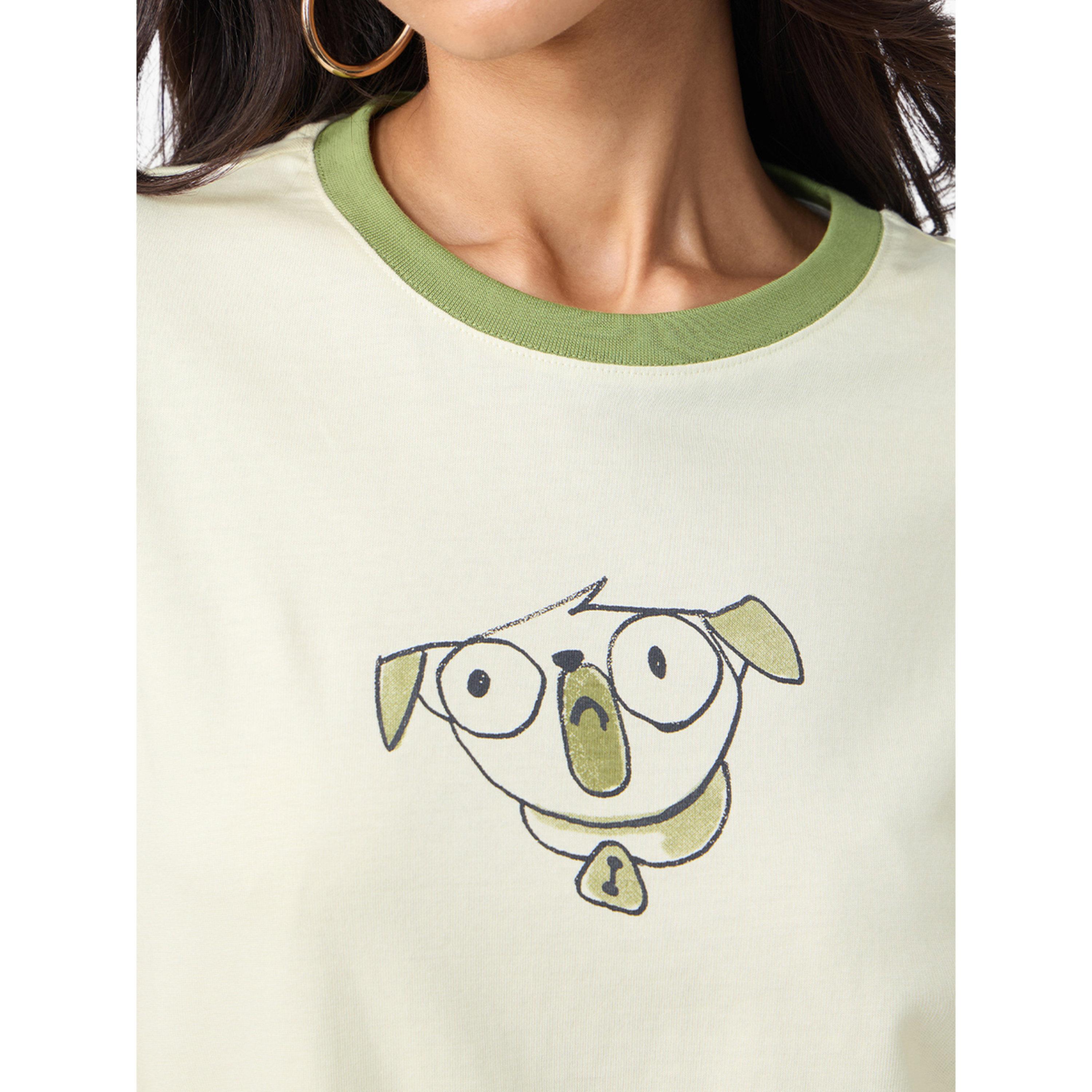 The Souled Store X Styli Off White Animal Graphic Oversized T-Shirt-women-clothing-tshirts-image-6