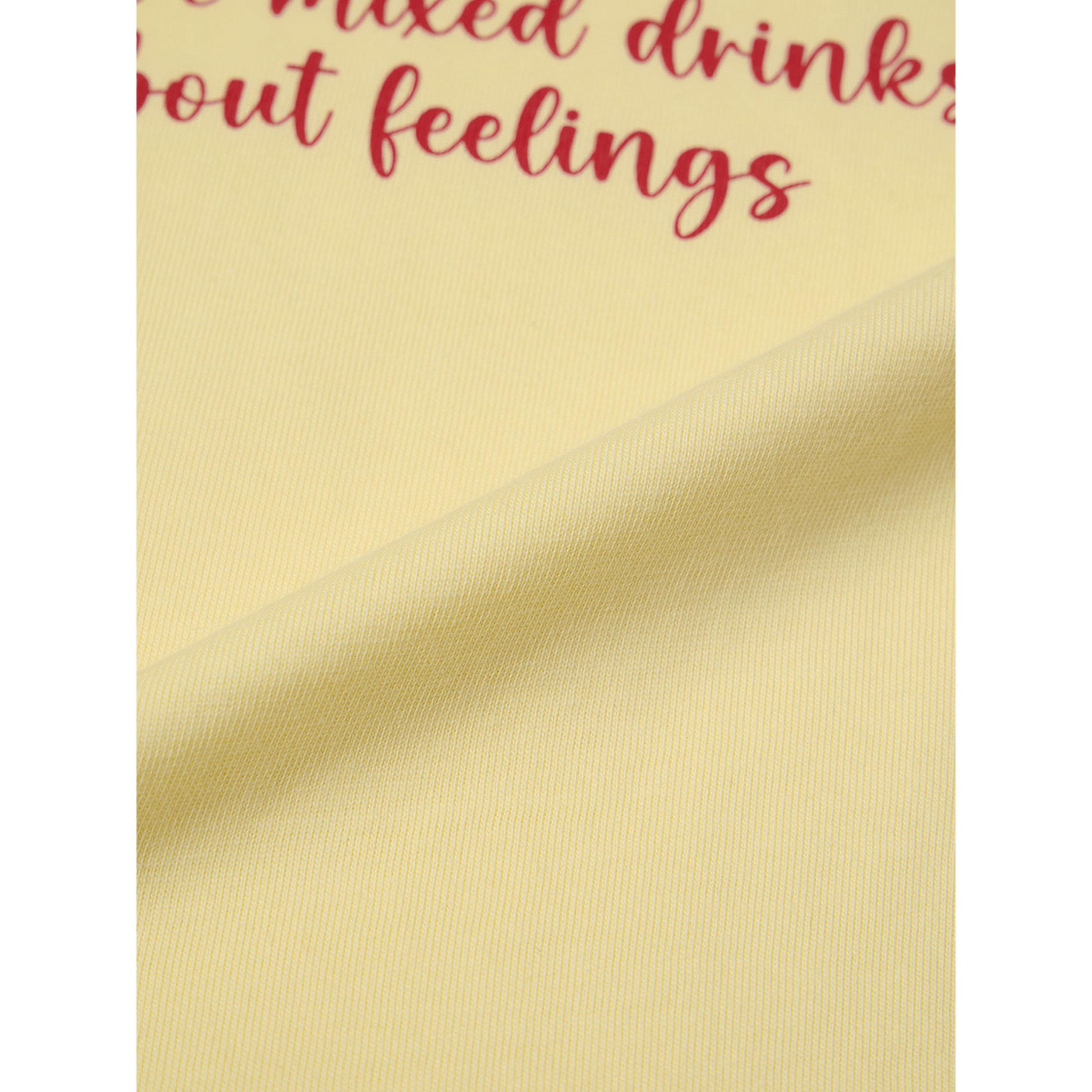 The Souled Store X Styli Yellow Graphic Print Cotton T-Shirt-women-clothing-tshirts-image-5