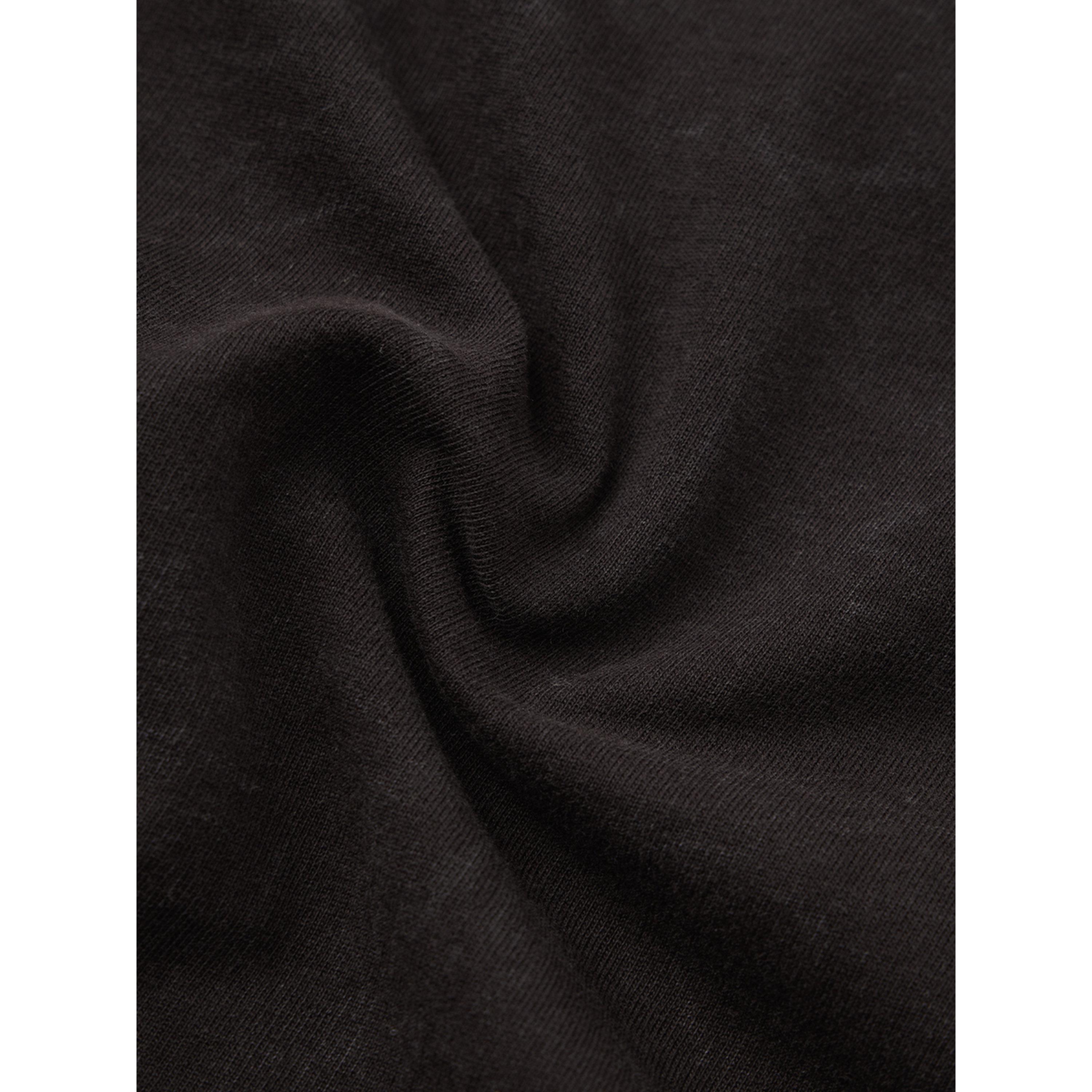The Souled Store X Styli Black Washed Cotton Oversized T-Shirt-women-clothing-tshirts-image-4