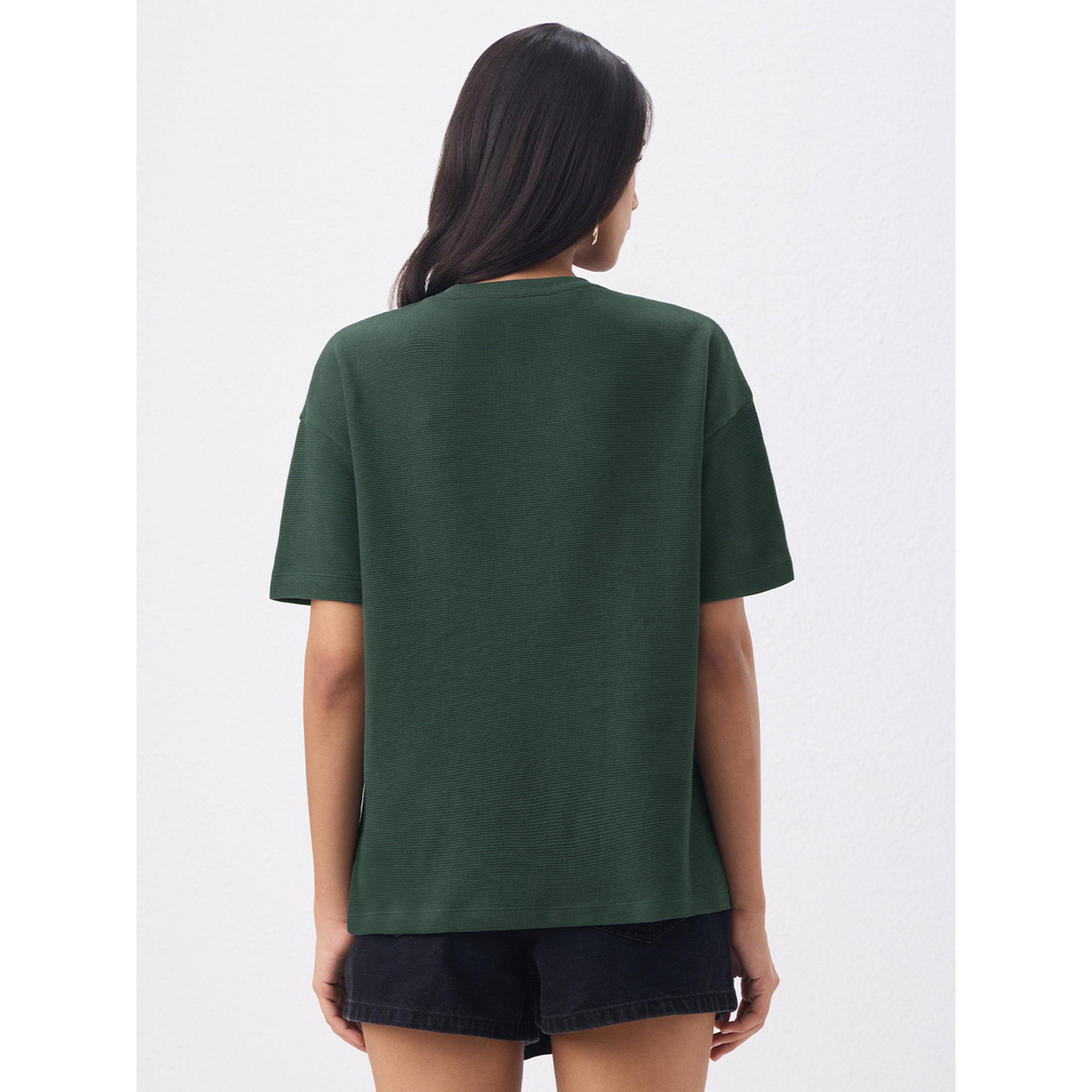تيشيرت بطبعة بوصلة بقصة واسعة-women-clothing-tshirts-image-3
